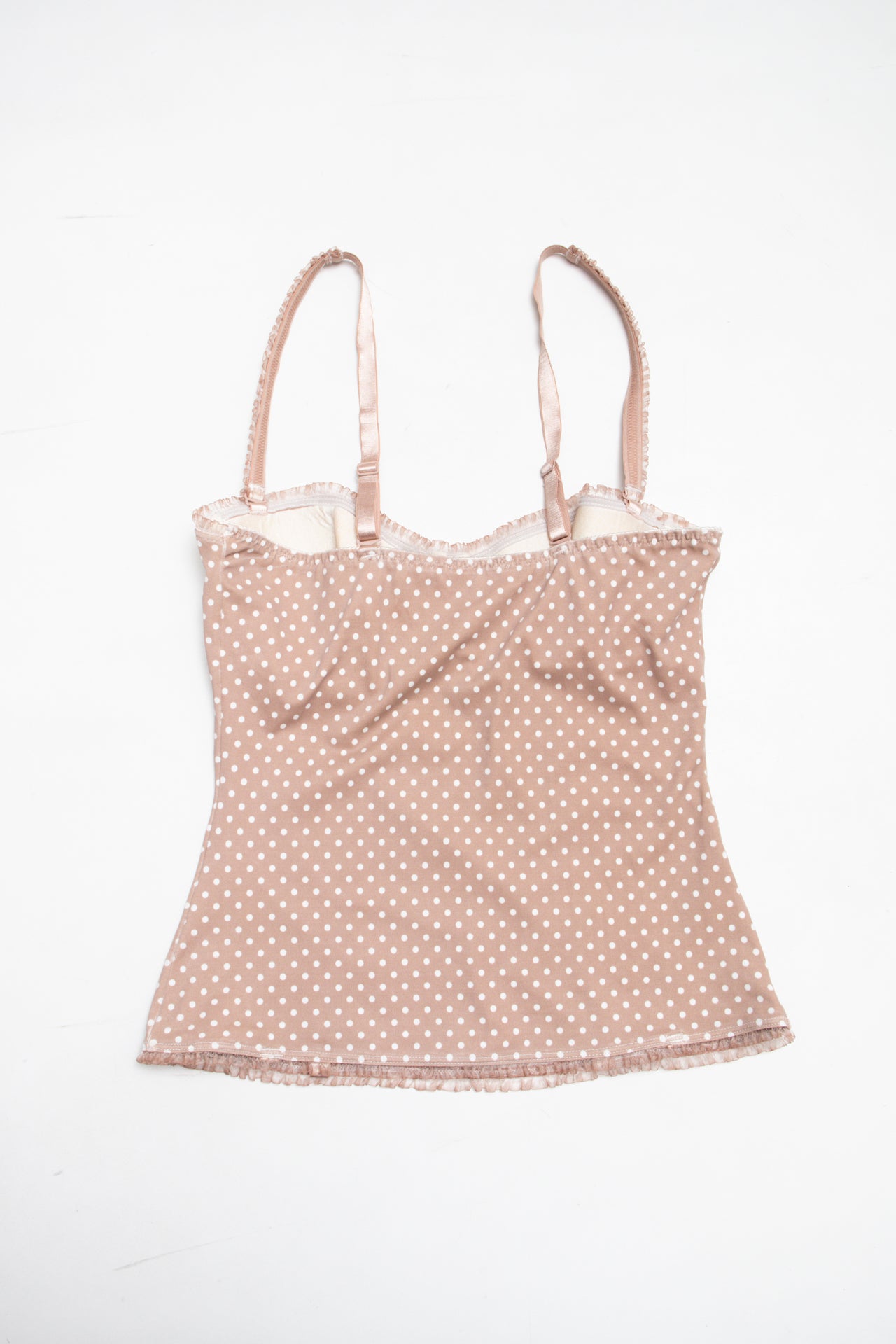 #03 polka dotted bralette top | c. 161 | size 10D / 8