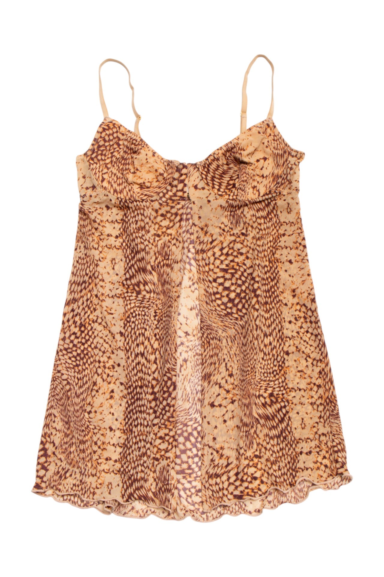 #04 snakeskin print baby doll cami | c. 161 | size 10