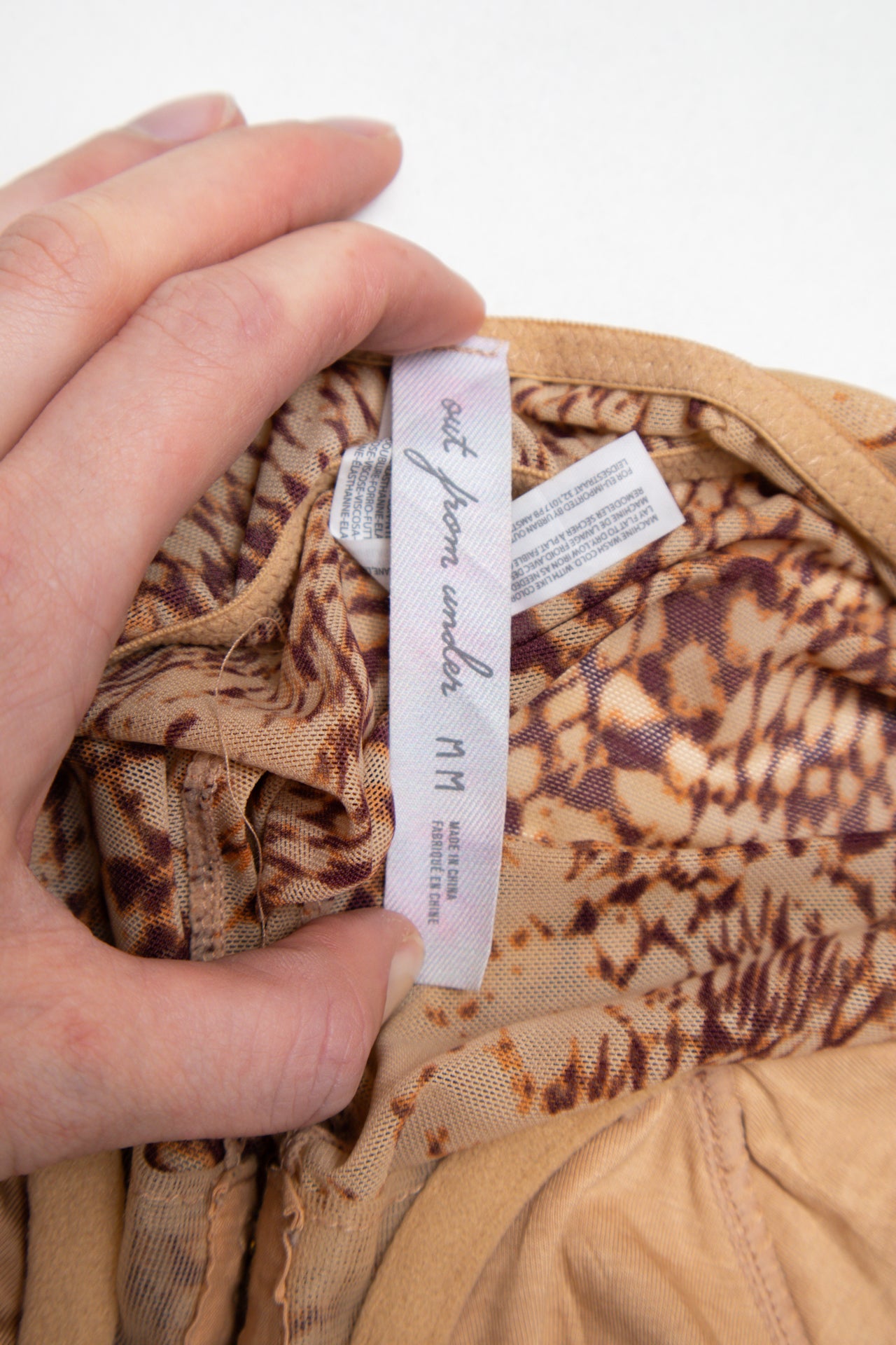 #04 snakeskin print baby doll cami | c. 161 | size 10