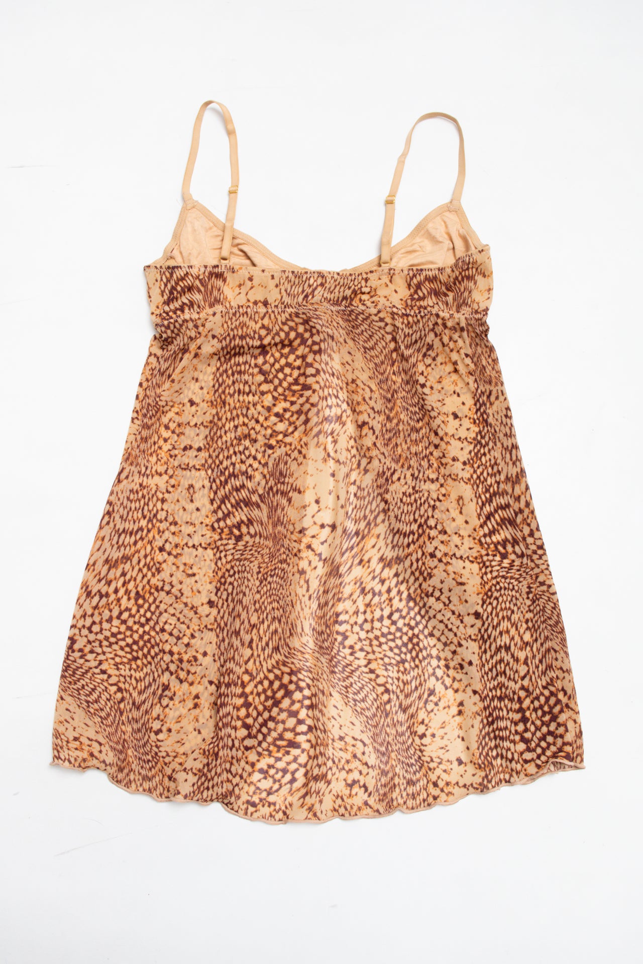 #04 snakeskin print baby doll cami | c. 161 | size 10