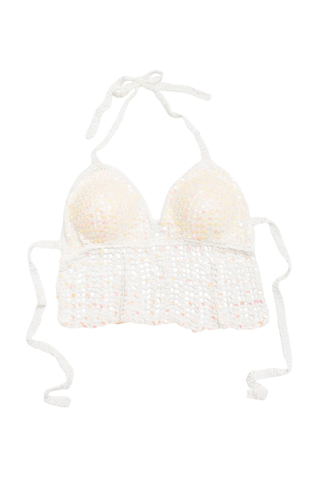 #07 Yoremy Fashion sequinned festival top | c. 161 | size 8