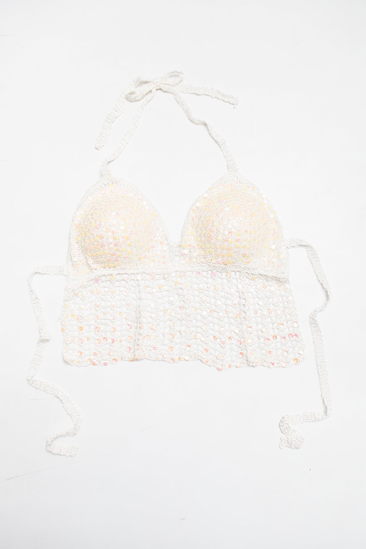 #07 Yoremy Fashion sequinned festival top | c. 161 | size 8
