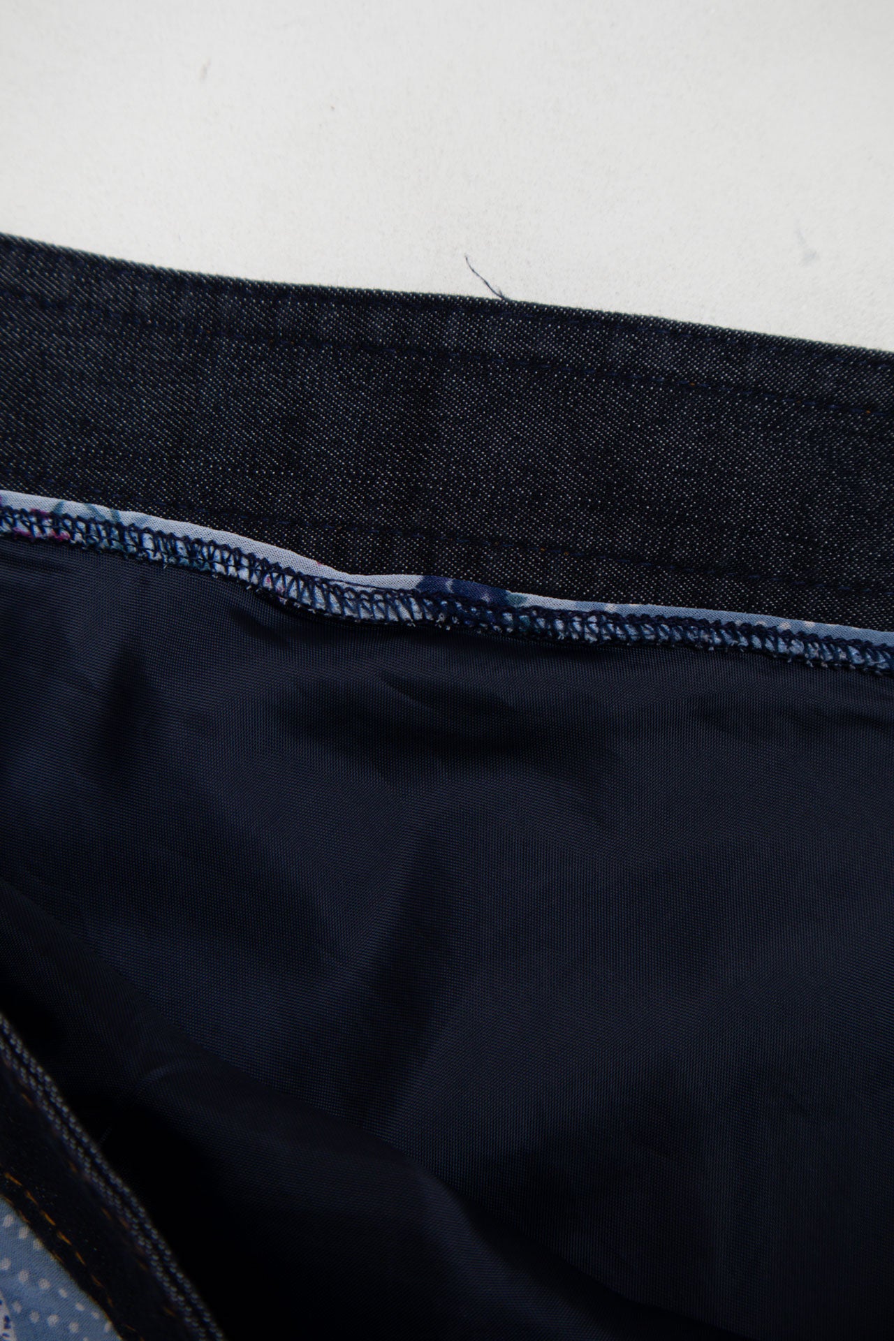 #129 Floral Denim Skirt | C.145 | Size 8