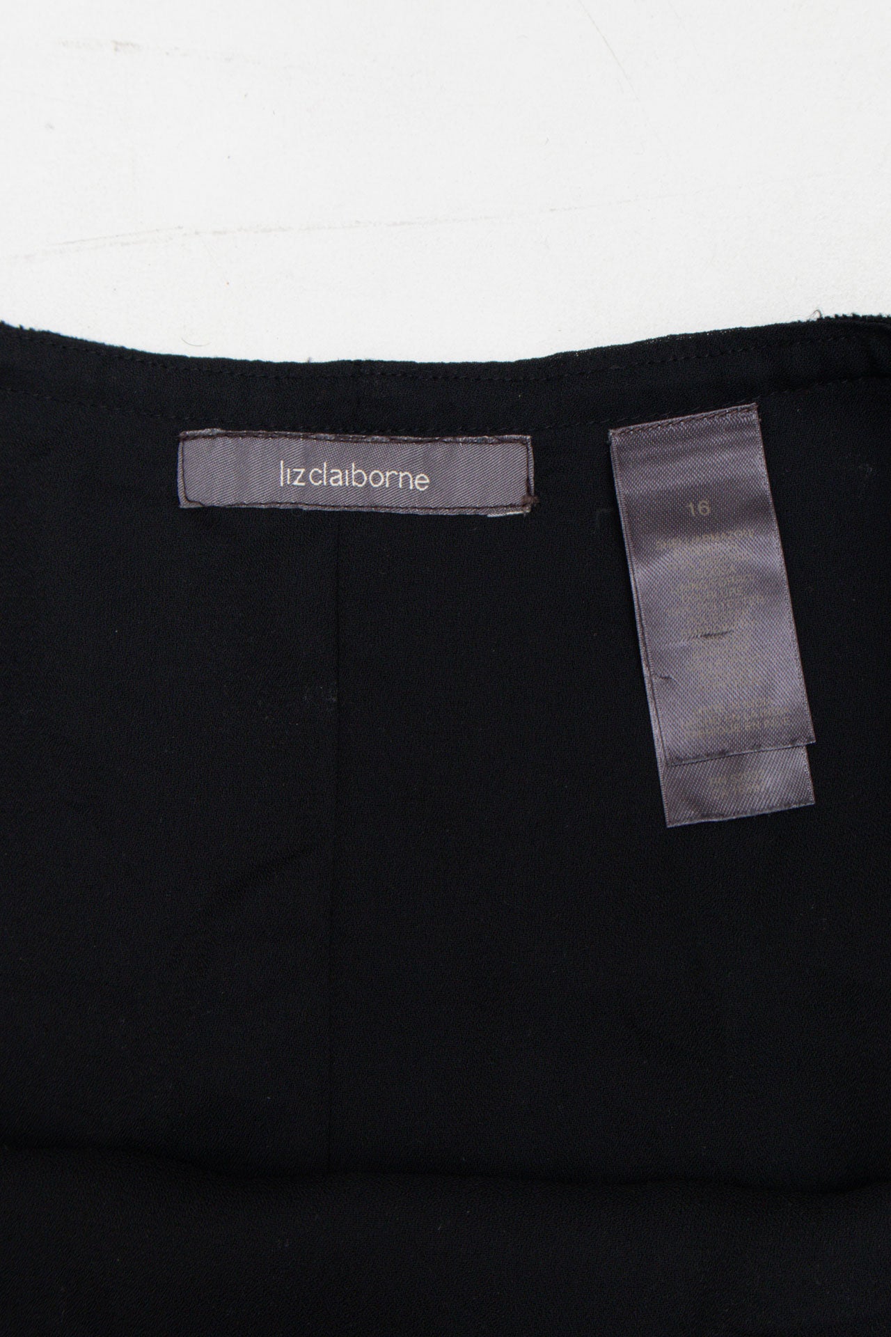 #132 Liz Claiborne Black Skirt | C.154 | Size 12