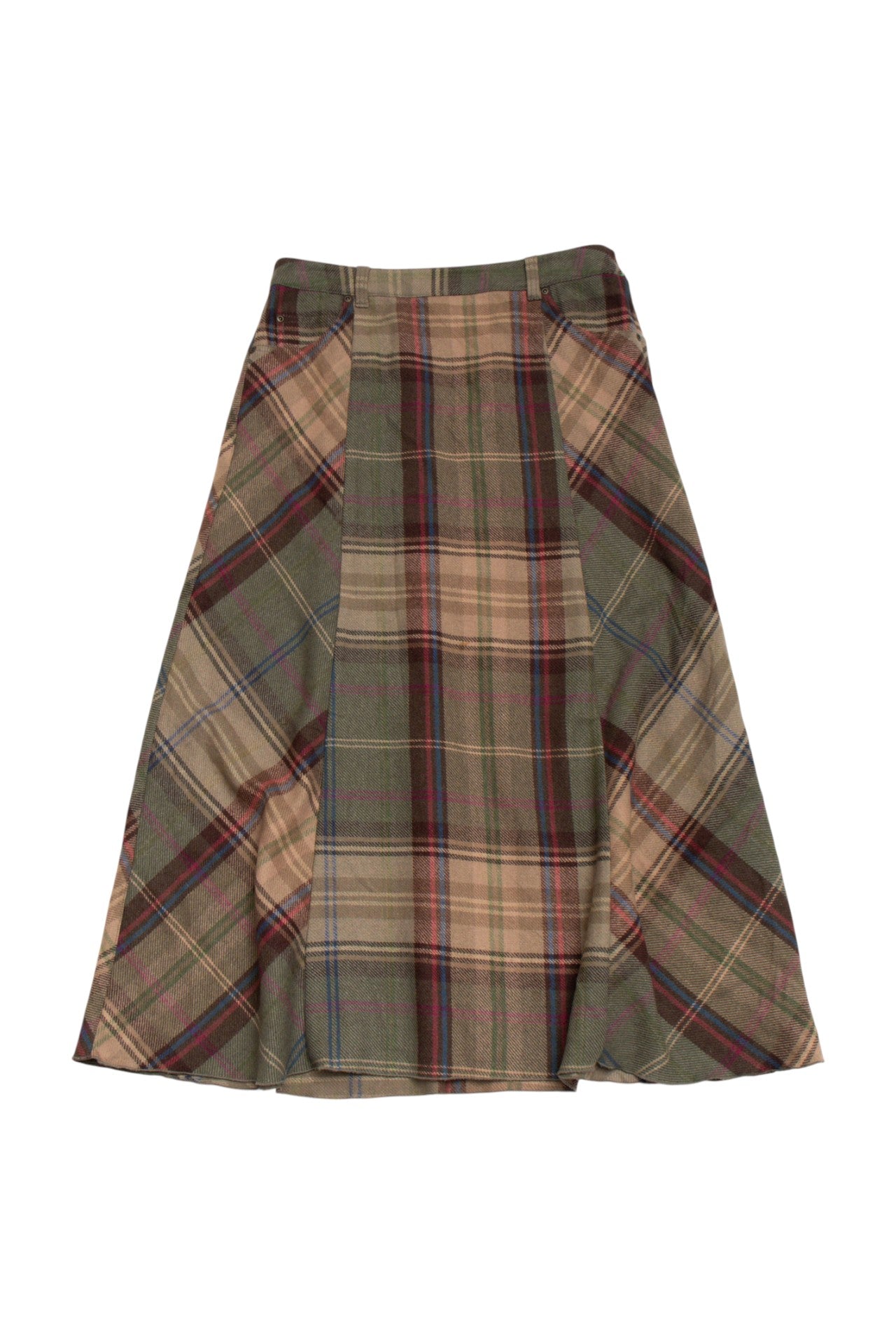#133 Liz Claiborne Wool Plaid Skirt | C.154 | Size 10