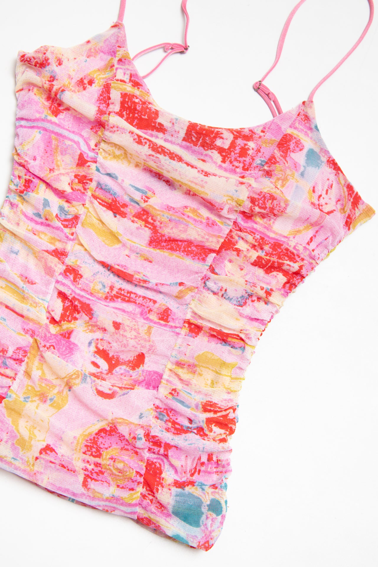 #21 Nathalie Chaize mesh ruched cami | c. 161 | size 8