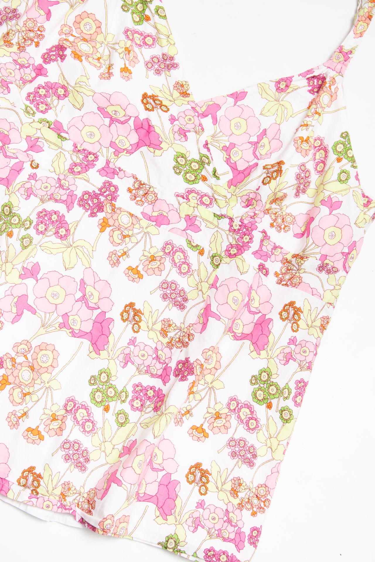 #22 floral print cotton lined cami | c. 161 | size 16