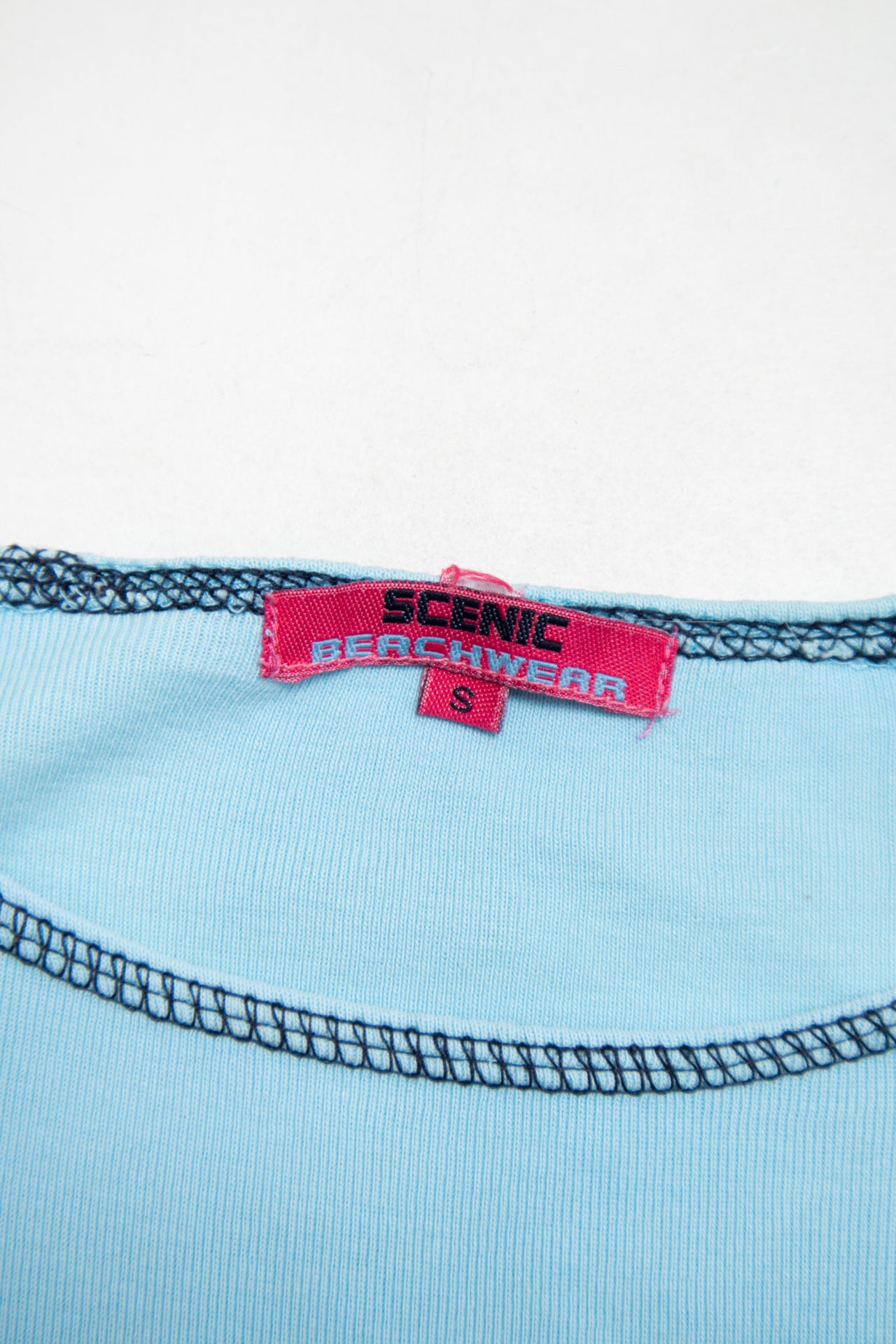 #29 Bora Bora blue flower top | c. 161 | size 8/10
