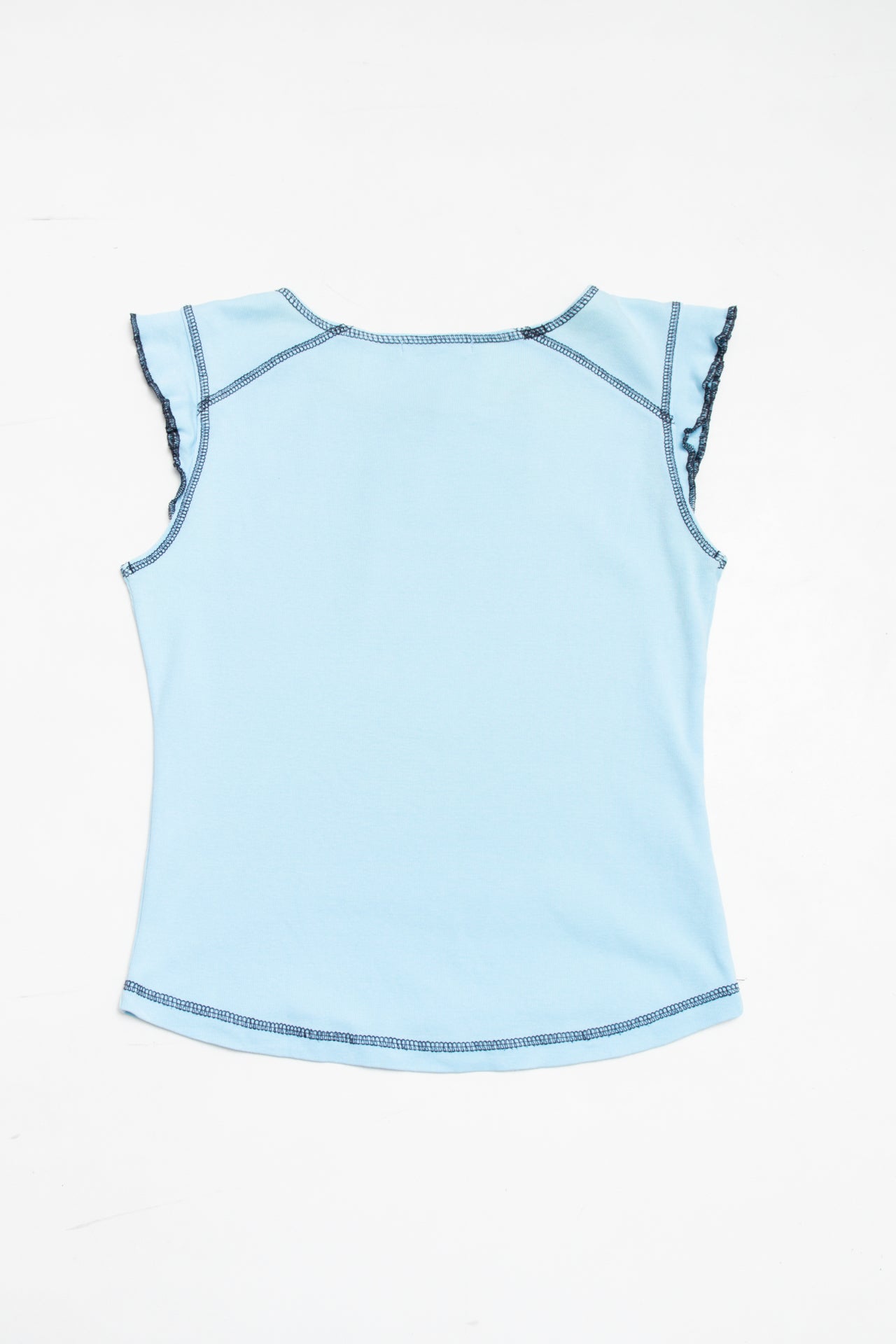 #29 Bora Bora blue flower top | c. 161 | size 8/10