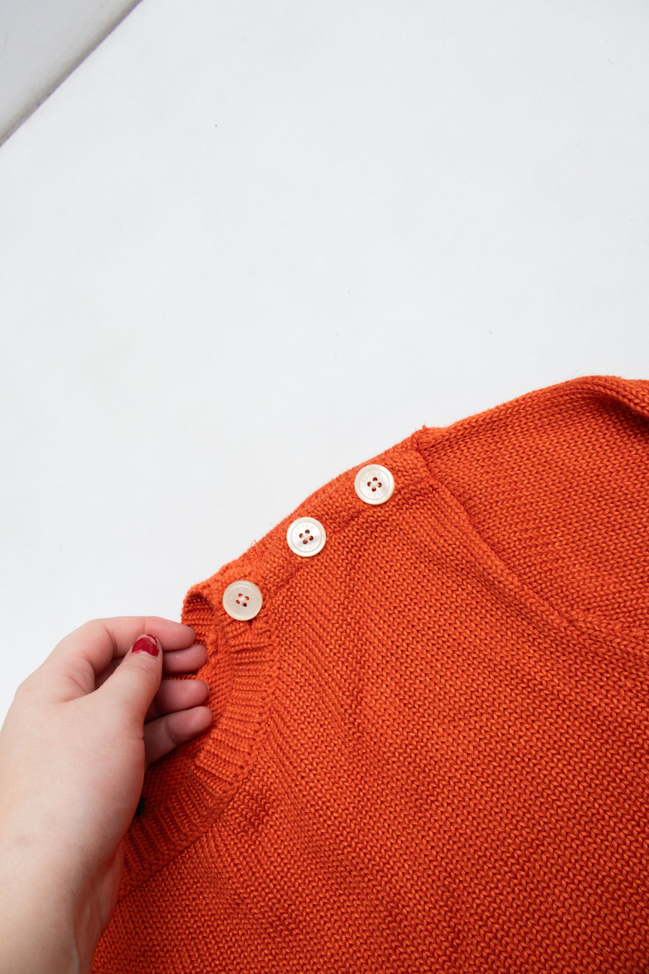 #44 Ralph Lauren Orange Knit | Gilmore Girls | Size 10