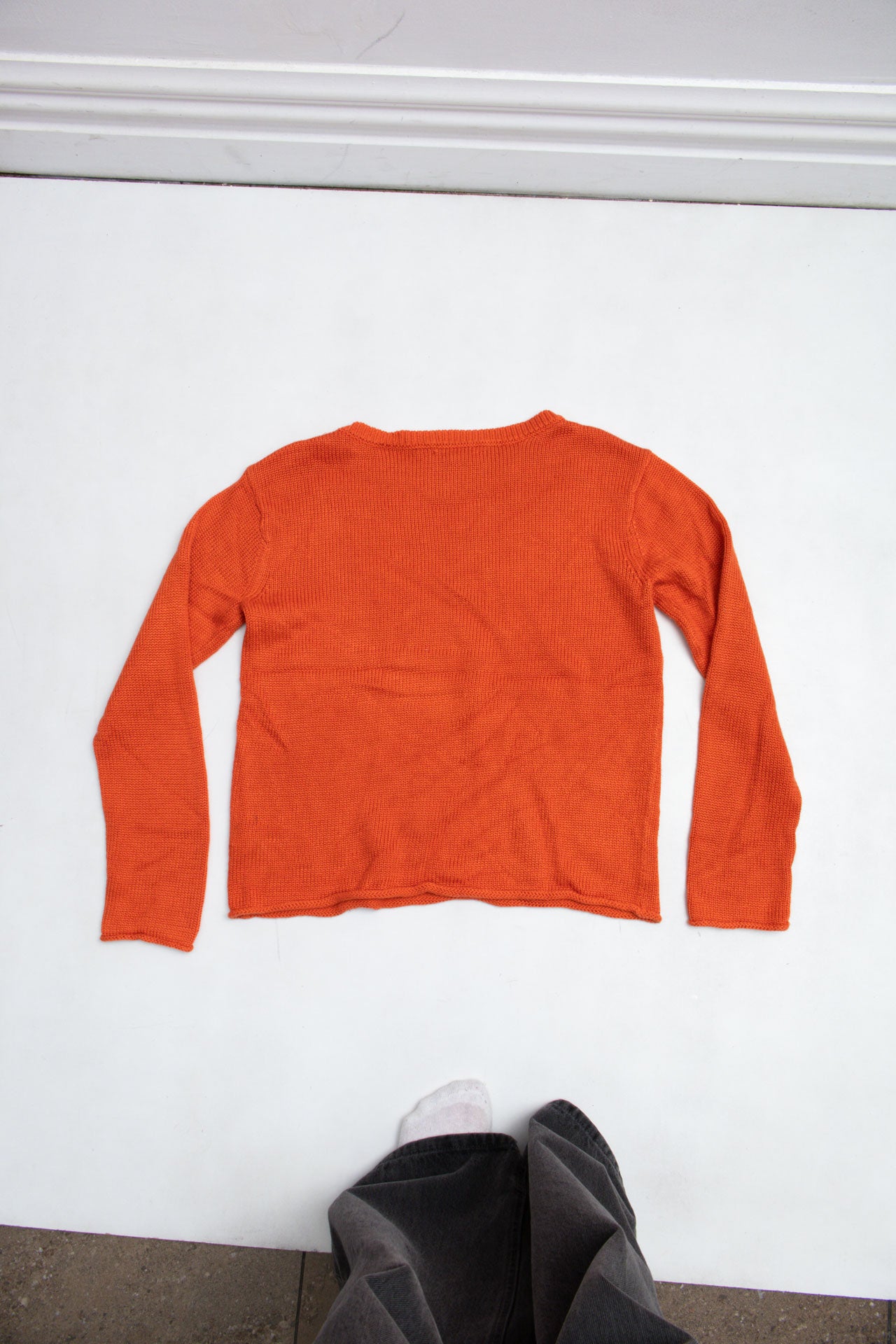 #44 Ralph Lauren Orange Knit | Gilmore Girls | Size 10