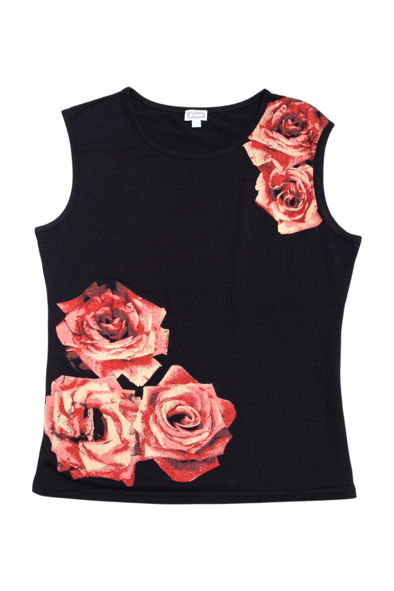 #33 Etam Rose print tank | c. 161 | size 12/14