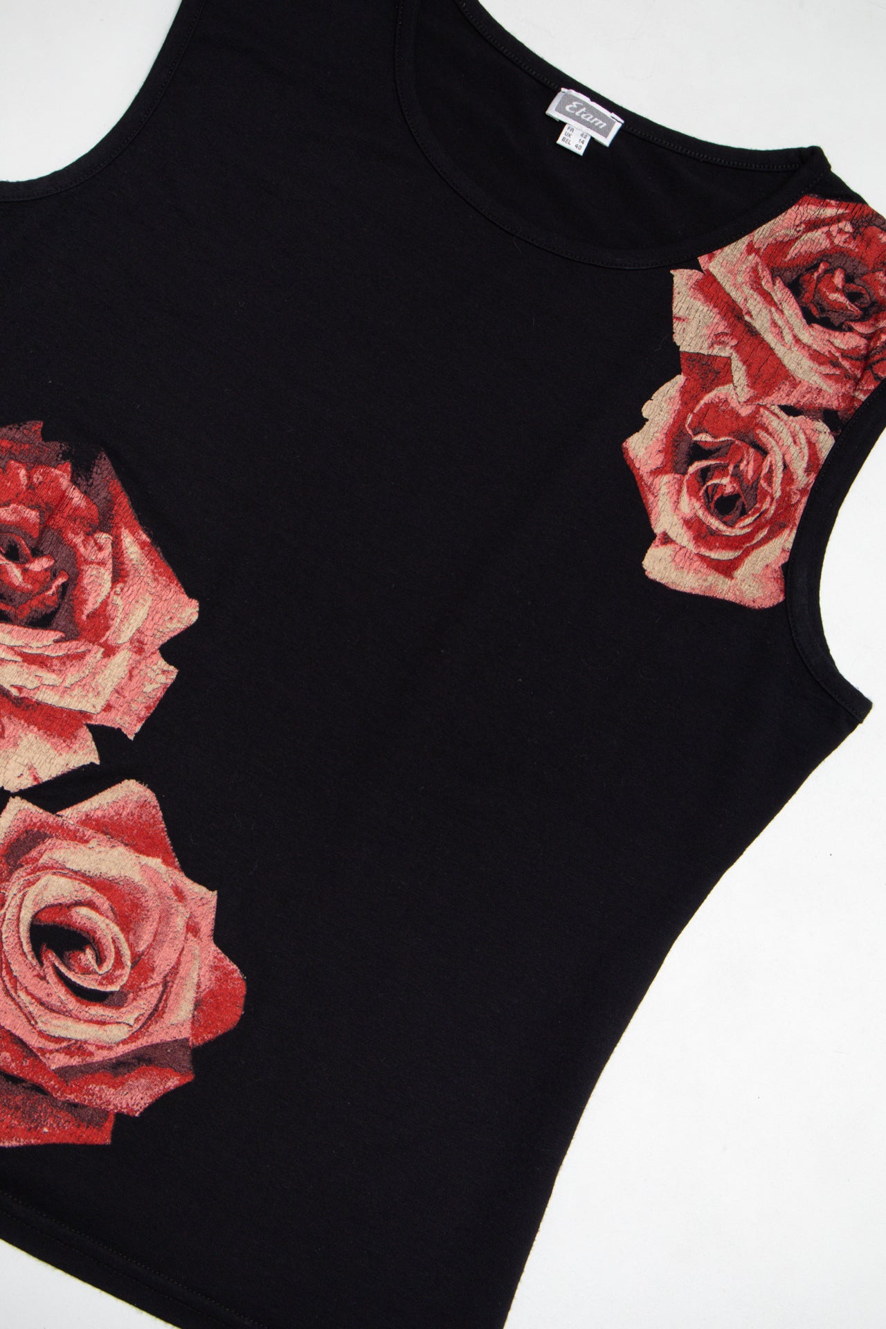 #33 Etam Rose print tank | c. 161 | size 12/14