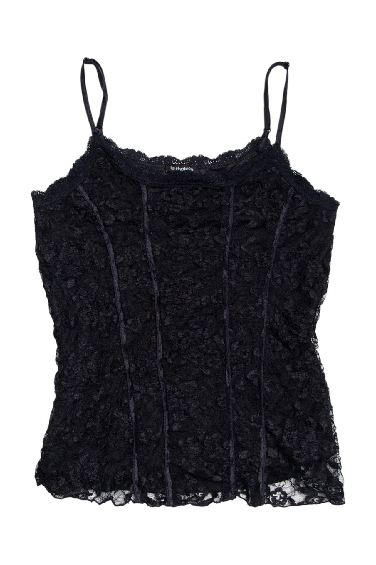 #36 La Chateau lined panelled lace cami | c. 161 | size 12