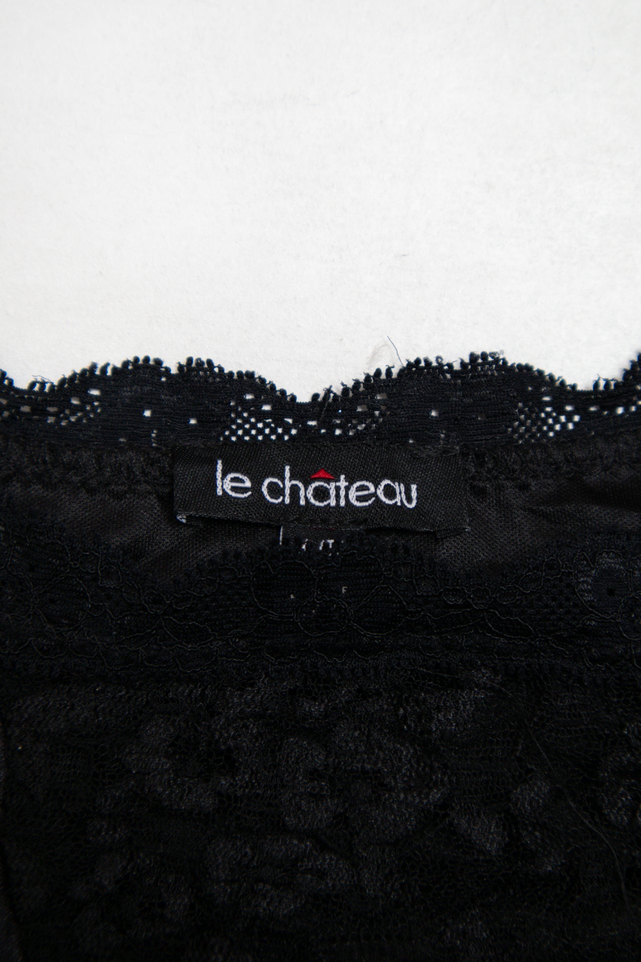 #36 La Chateau lined panelled lace cami | c. 161 | size 12