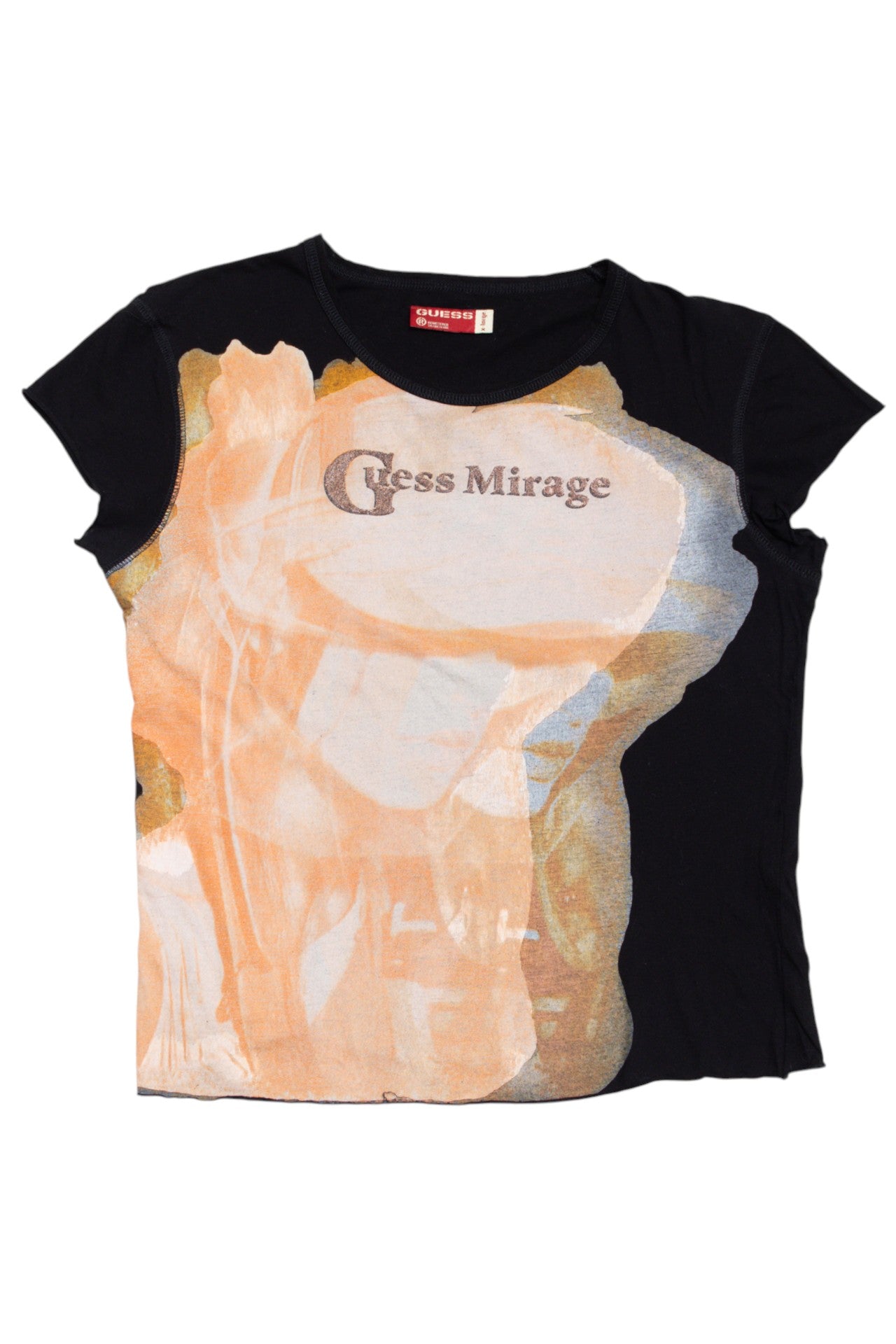 #39 Guess Mirage black/orange tee | c. 161 | size 8/10