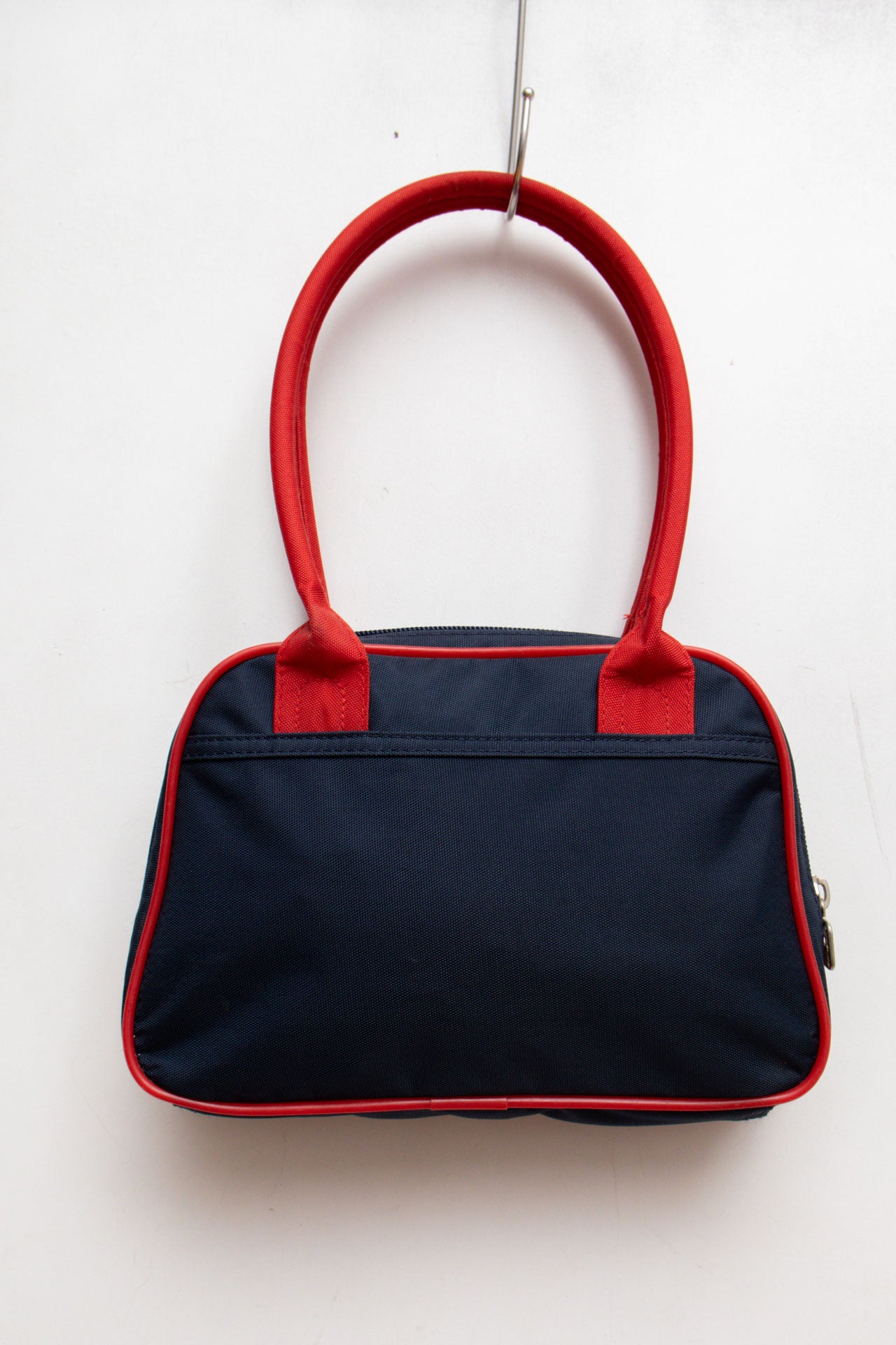 #108 Red and Navy Mini Puma Bag | C.146