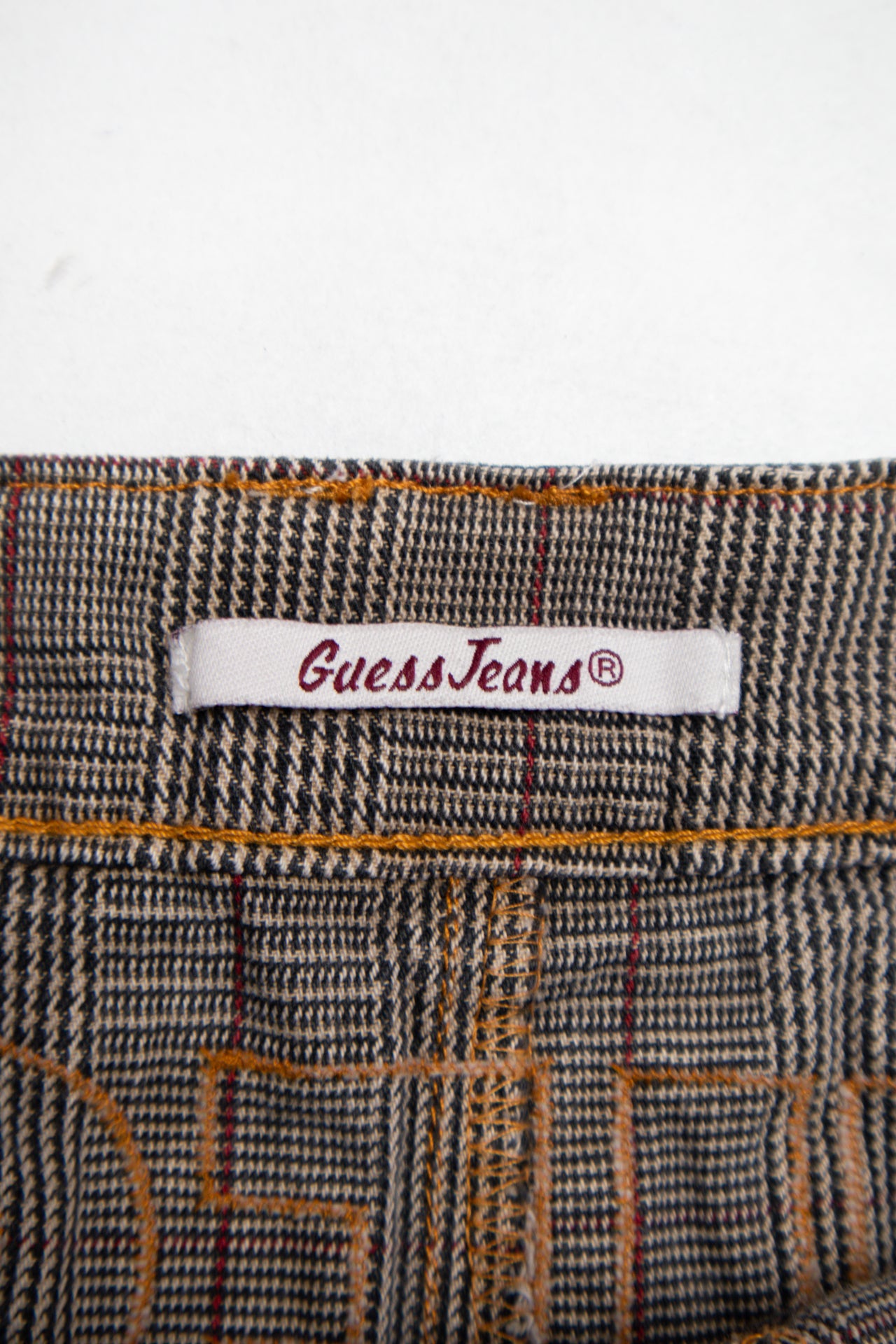 #47 Guess denim/plaid skirt | c. 161 | size 8