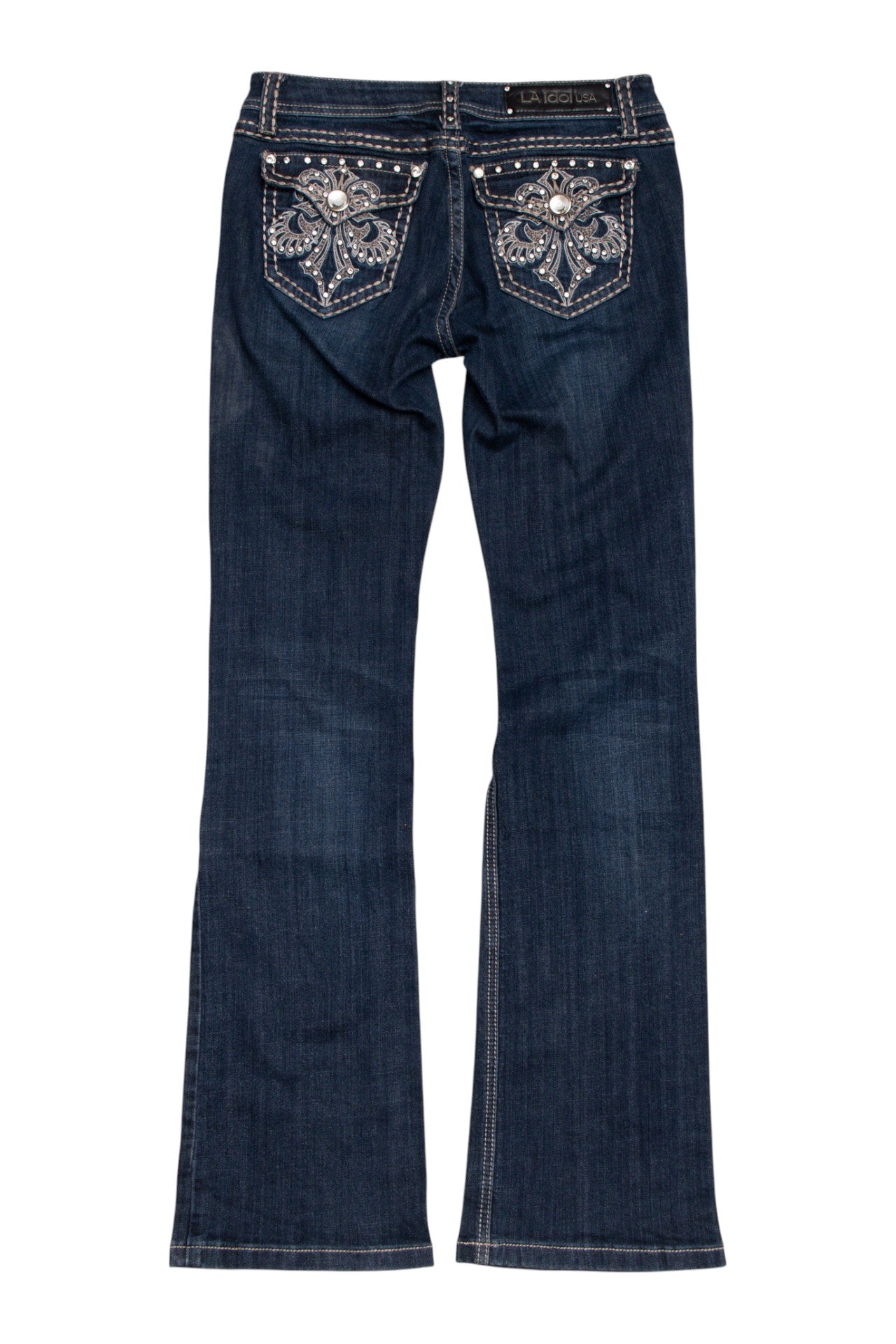 #148 Aidol USA bedazzled jeans | c. 1st 54 | size 8