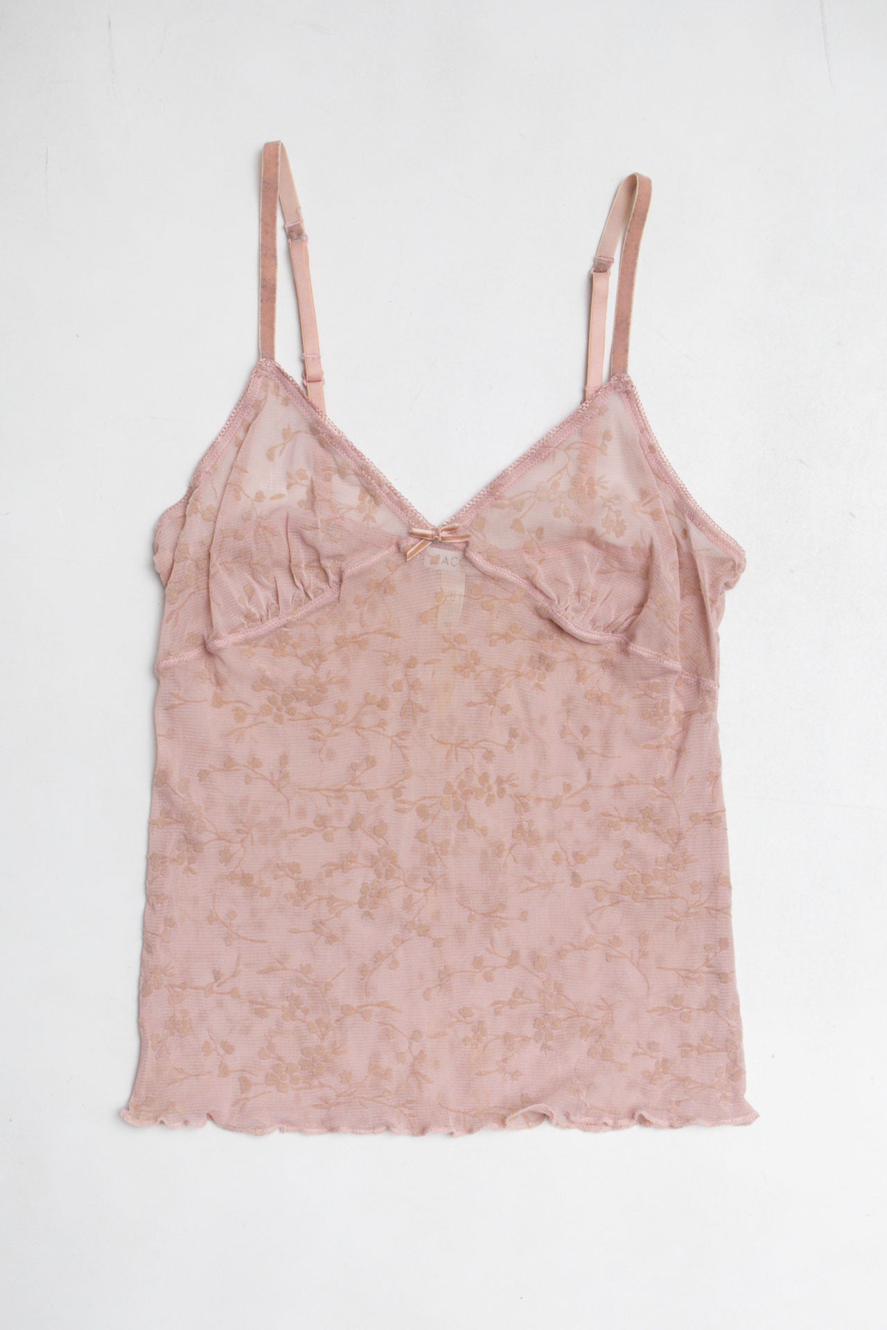 #03 Pink Mesh Cami | C.147 | Size 6/8