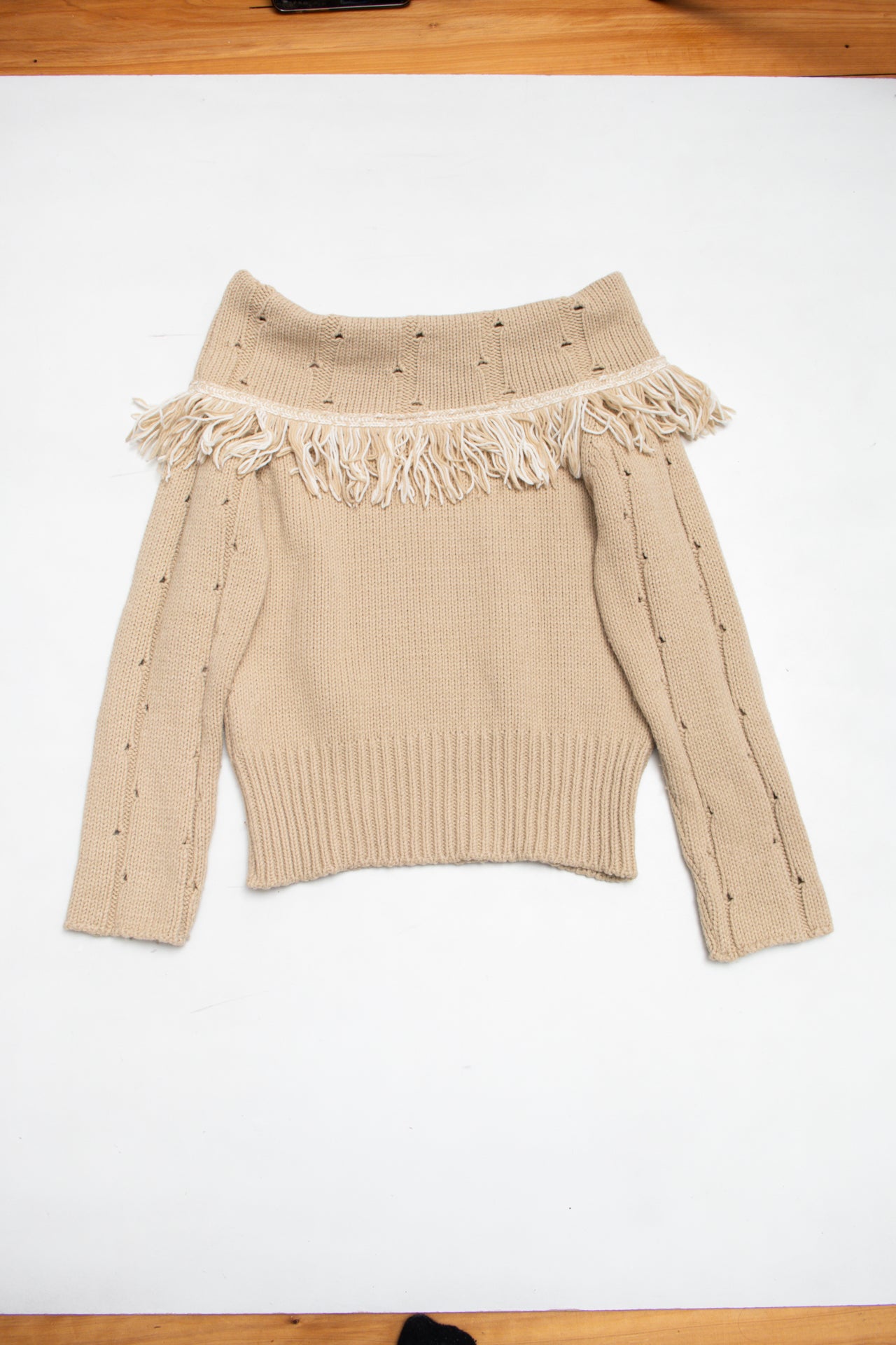 #52 Concreto knitted cow-neck jumper | c. 161 | size 10