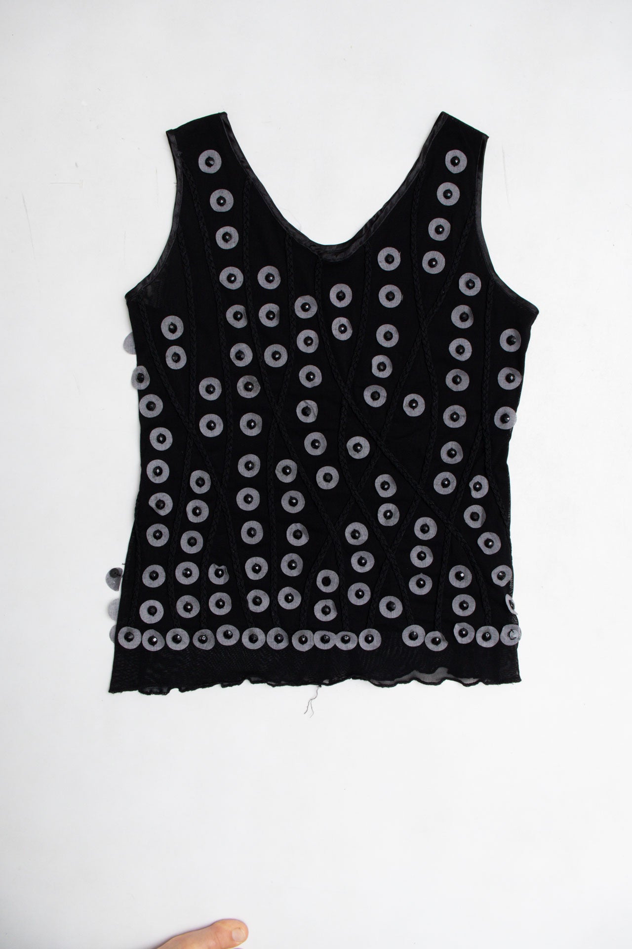 #12 Sequin Detailed Tank | C.147 | Size 14