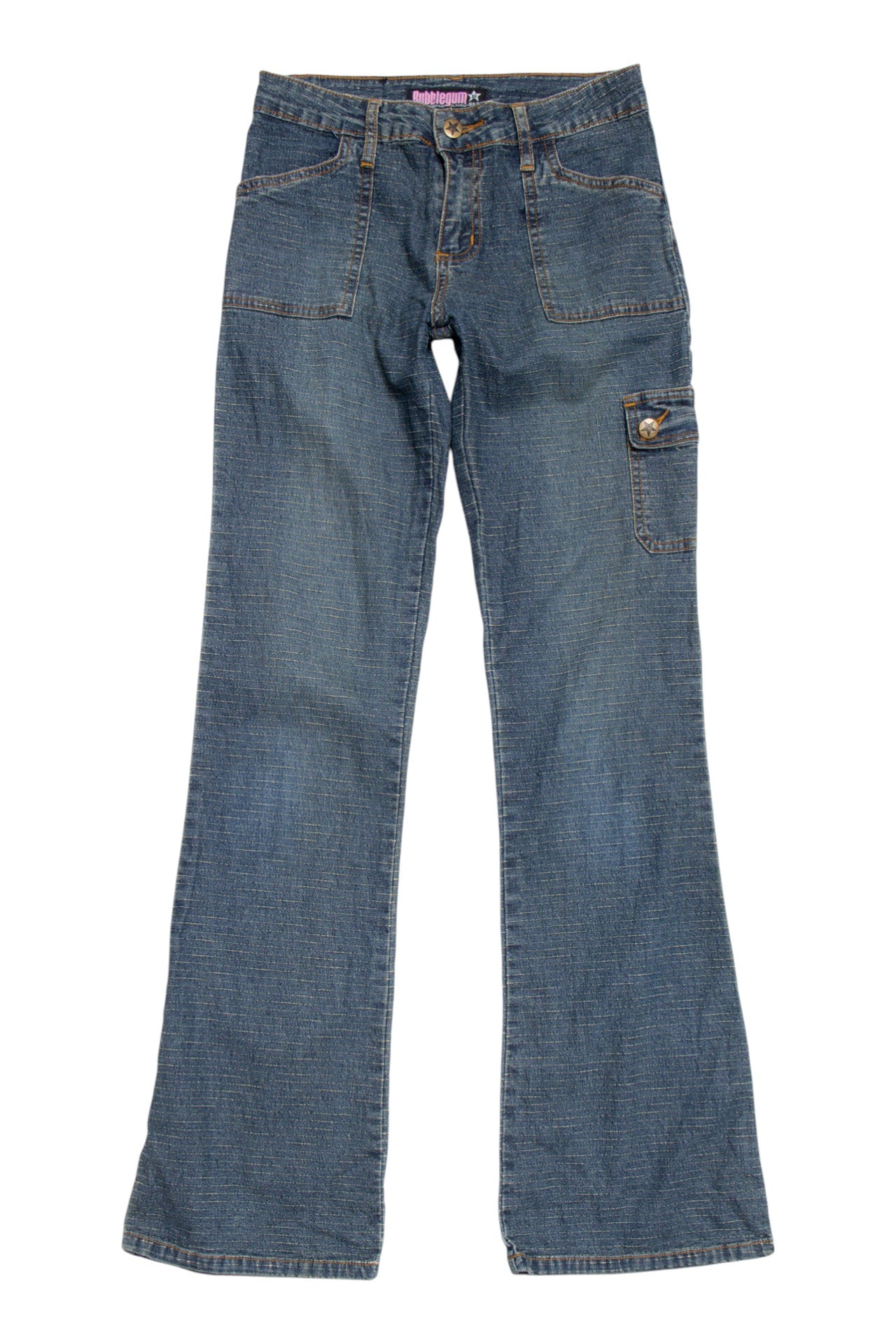 #62 Bubblegum striped jeans | c. 161 | size 6