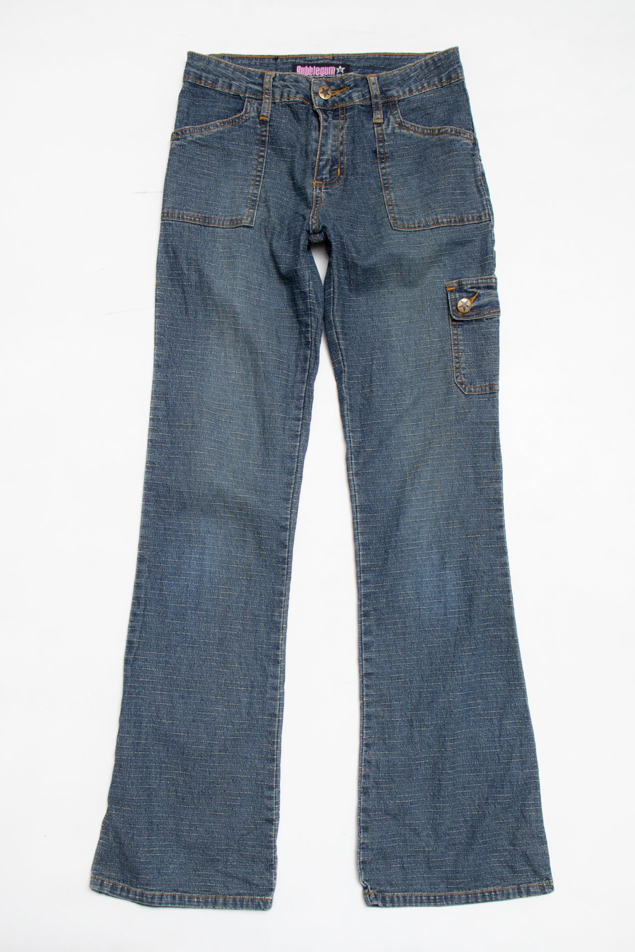 #62 Bubblegum striped jeans | c. 161 | size 6