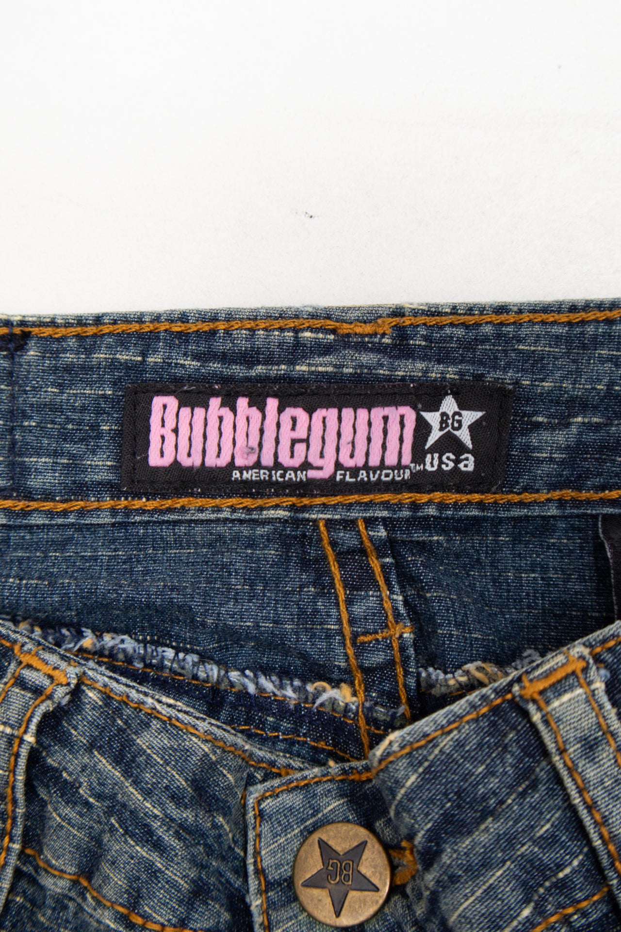 #62 Bubblegum striped jeans | c. 161 | size 6
