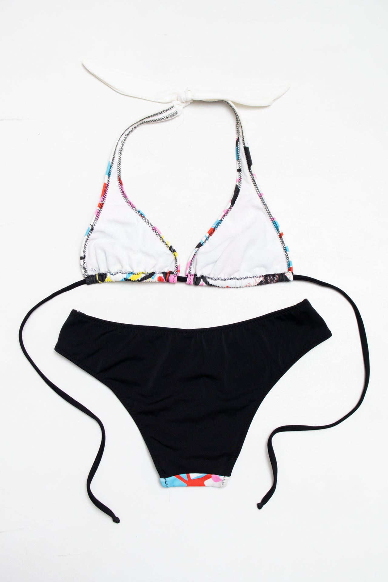 #64 Miss Rebelina rhinestoned halter bikini set | c. 161 | size 8