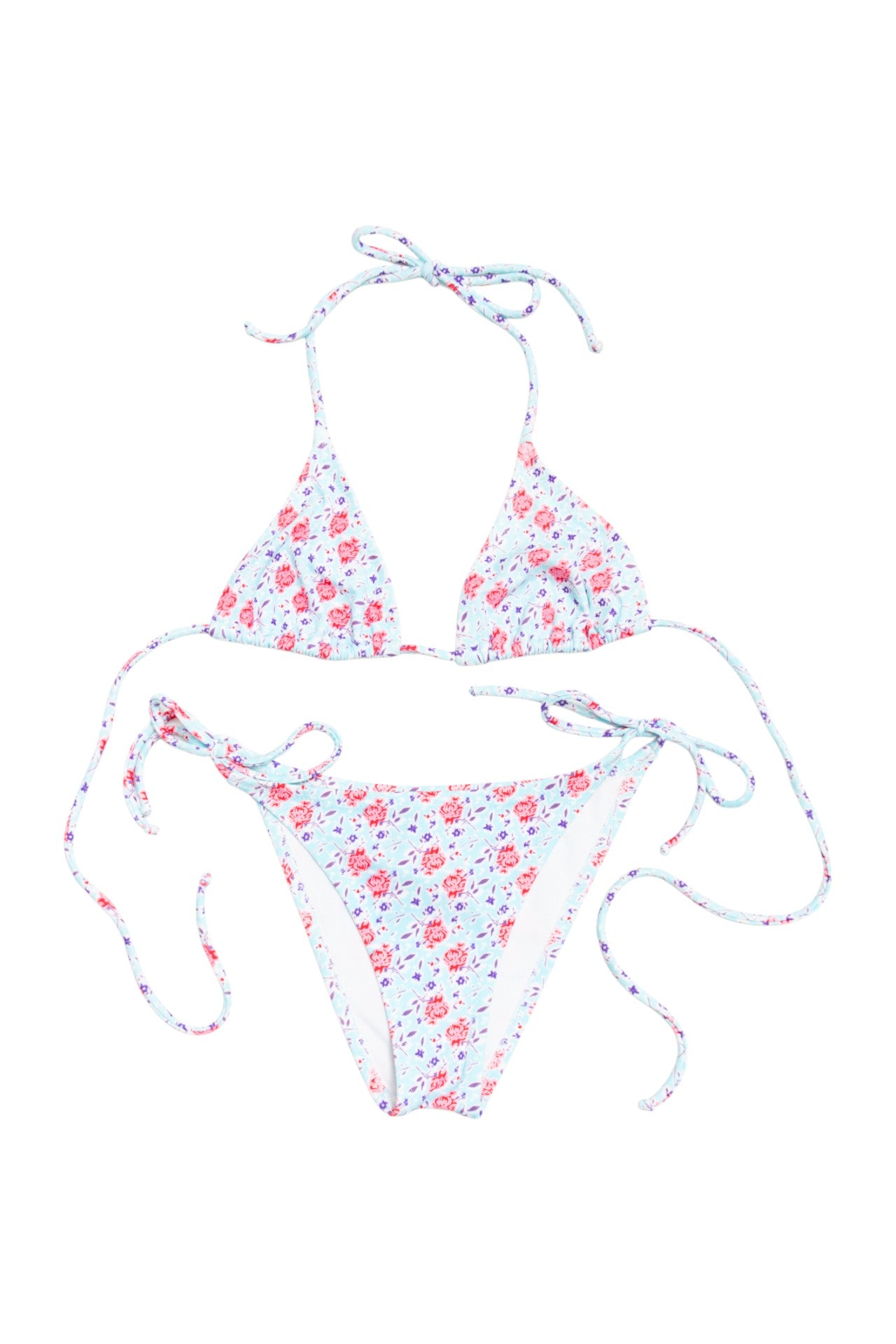 #66 Golden Lady floral bikini set | c. 161 | size 6