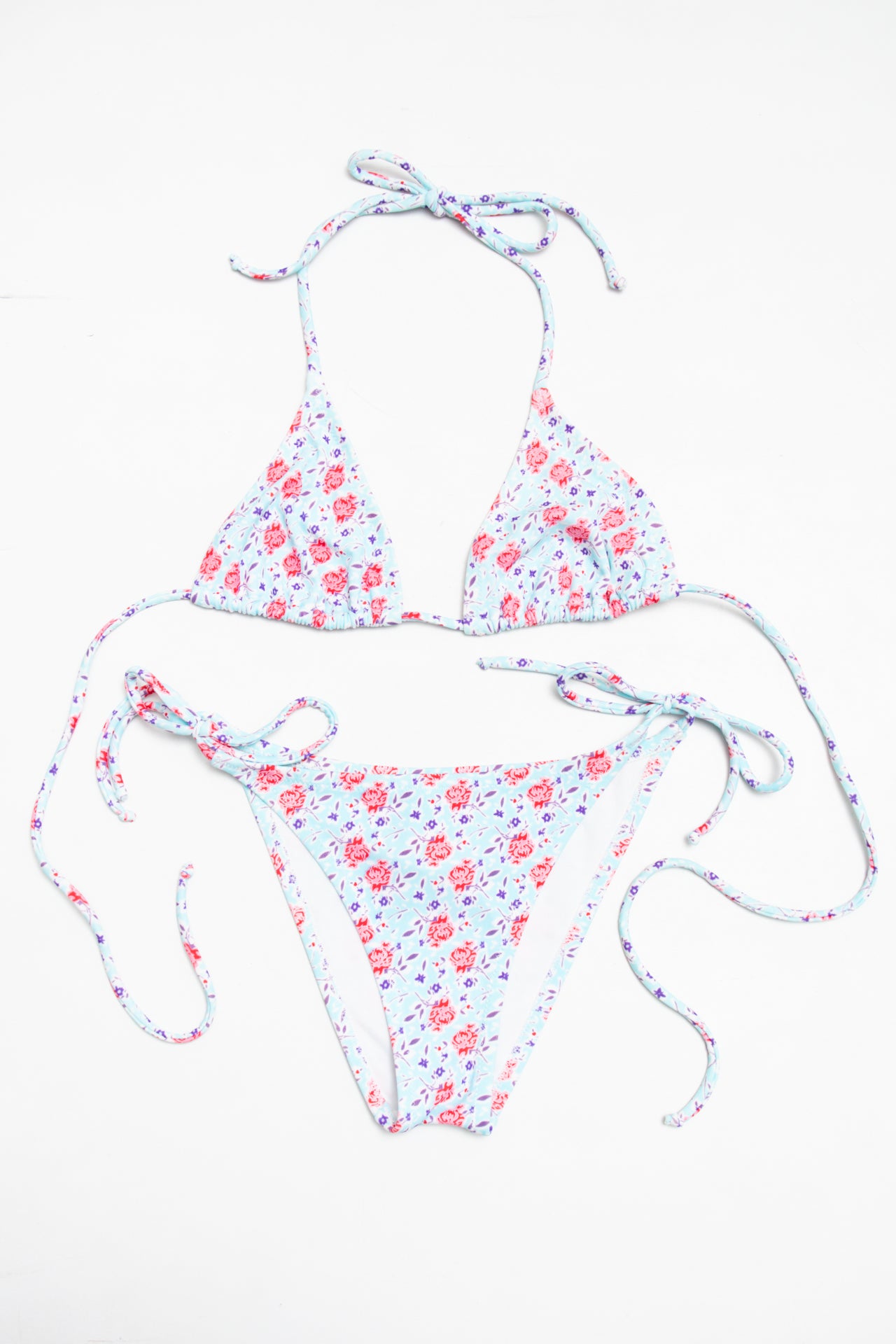 #66 Golden Lady floral bikini set | c. 161 | size 6