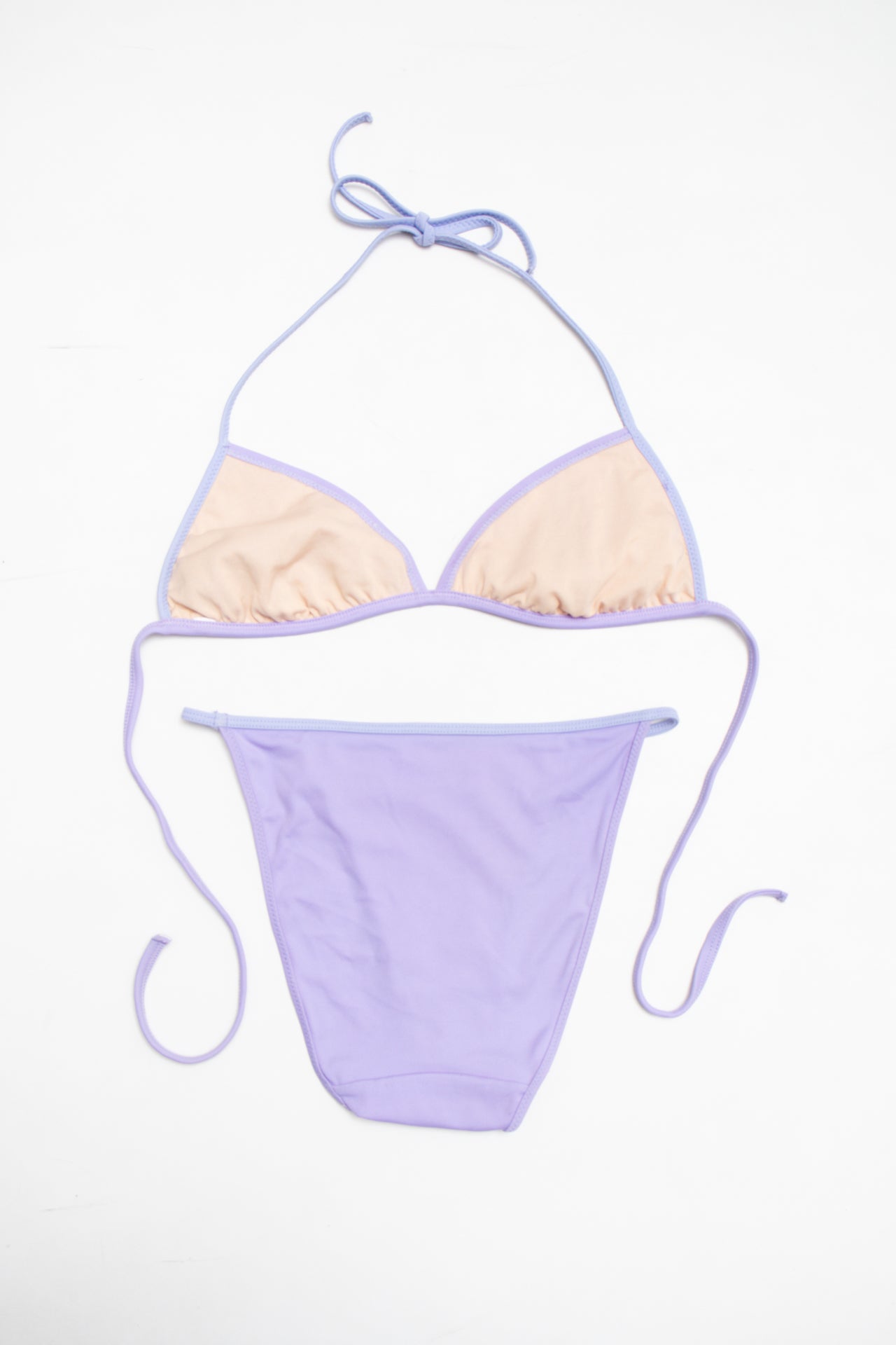 #68 purple sequinned bikini | c. 161 | size 6/8