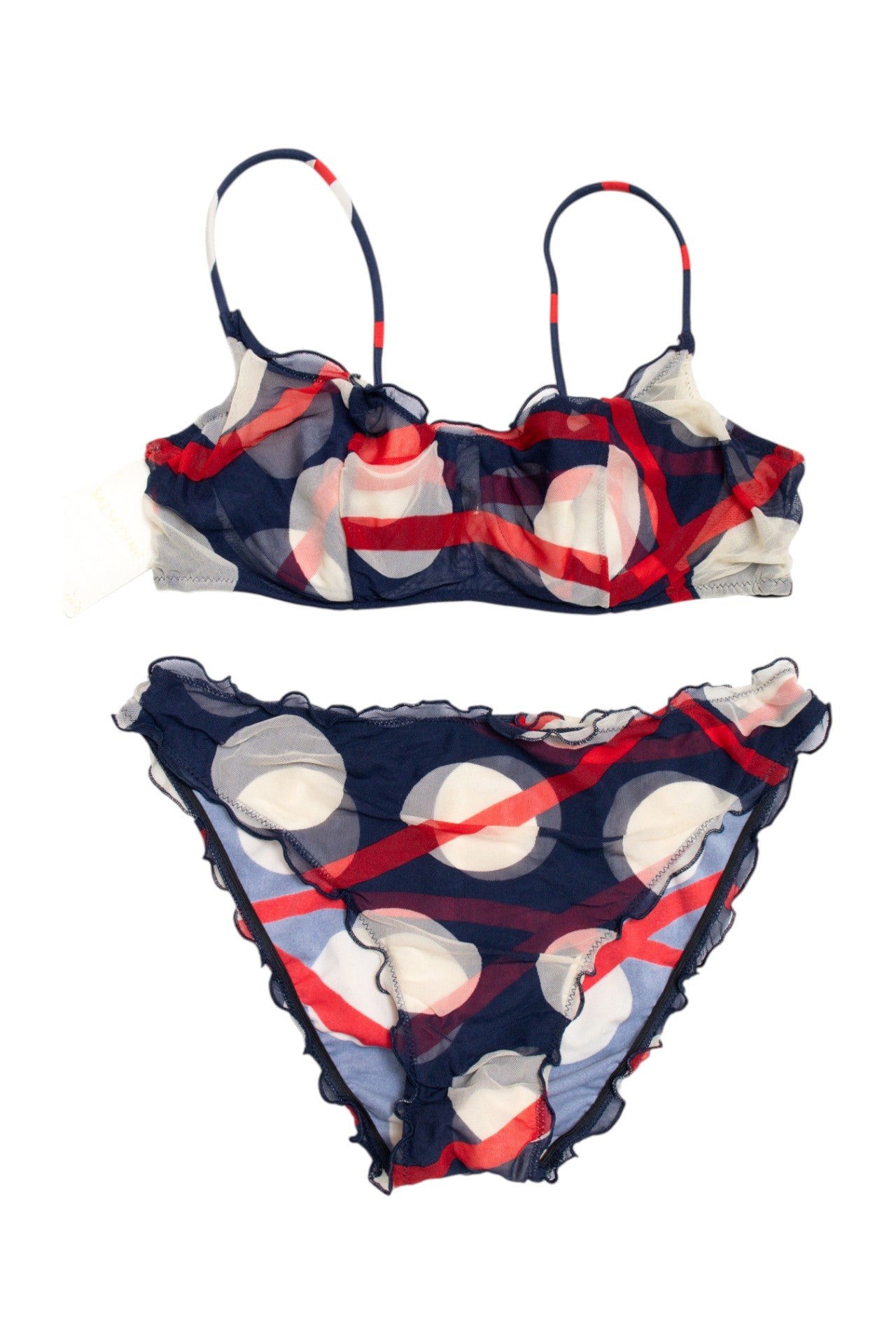 #71 Salsadine pokla dotted biki set | c. 161 | size 10