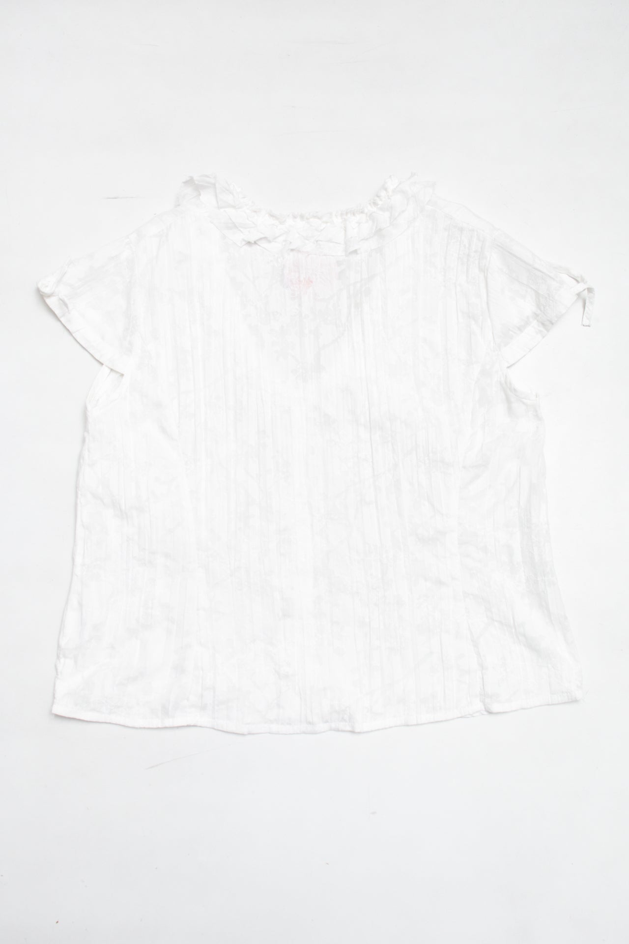 #80 linen cotton blend button up | c. 161 | size 12