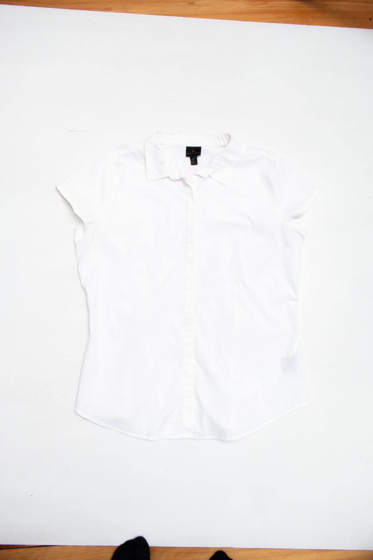 #81 Worthington white button up | c. 161 | size 12