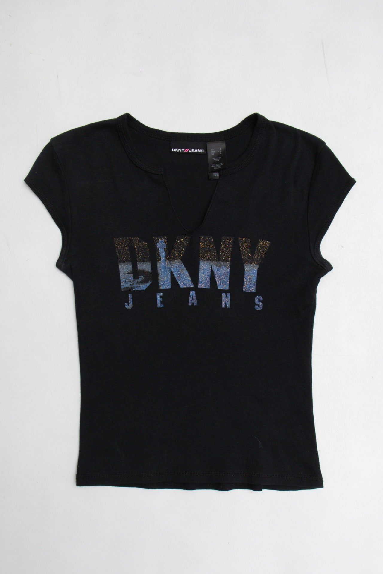 #29 Canada DKNY Jeans Printed Tee | C.147 | Size 8