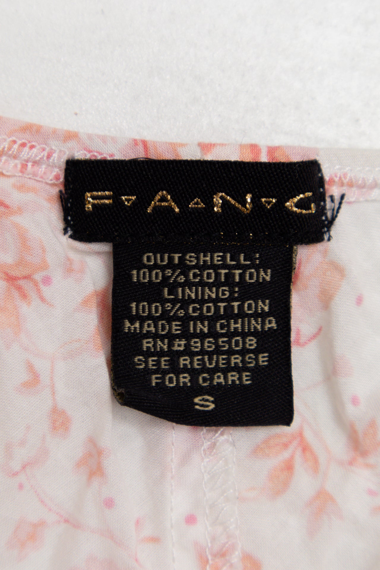#89 FANG cotton floral cotton cami | c. 161 | size 8
