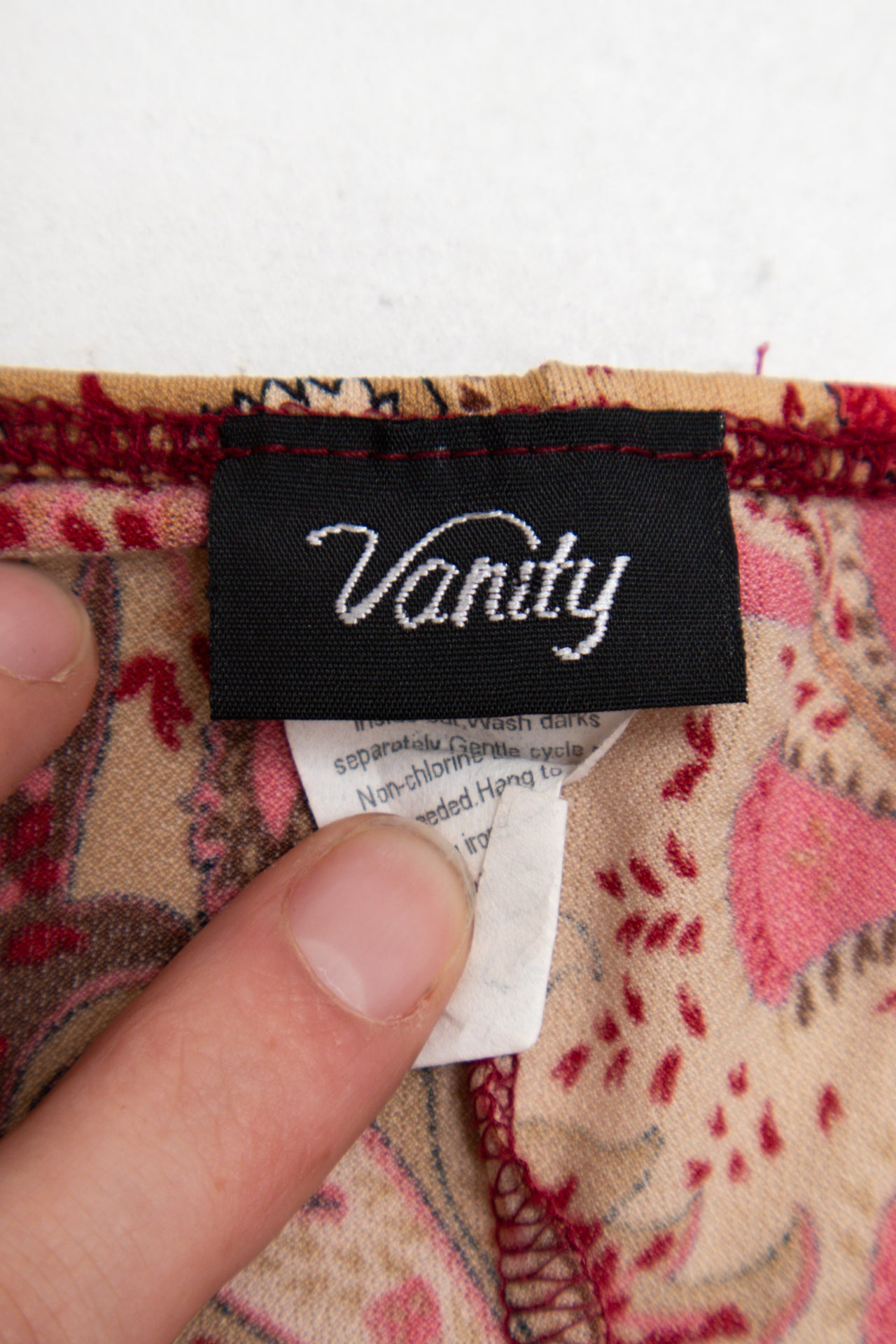 #91 Vanity glittered paisley cami top | c. 161 | size 10