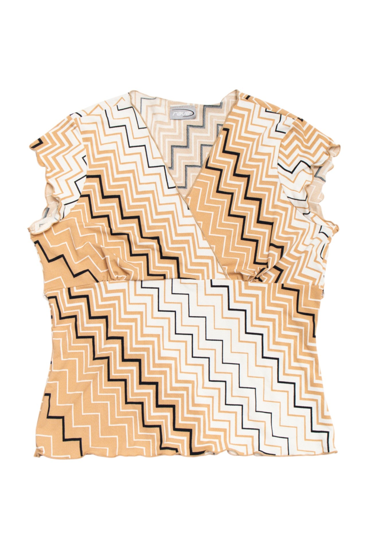 #94 Rave graphic print top | c. 161 | size 12