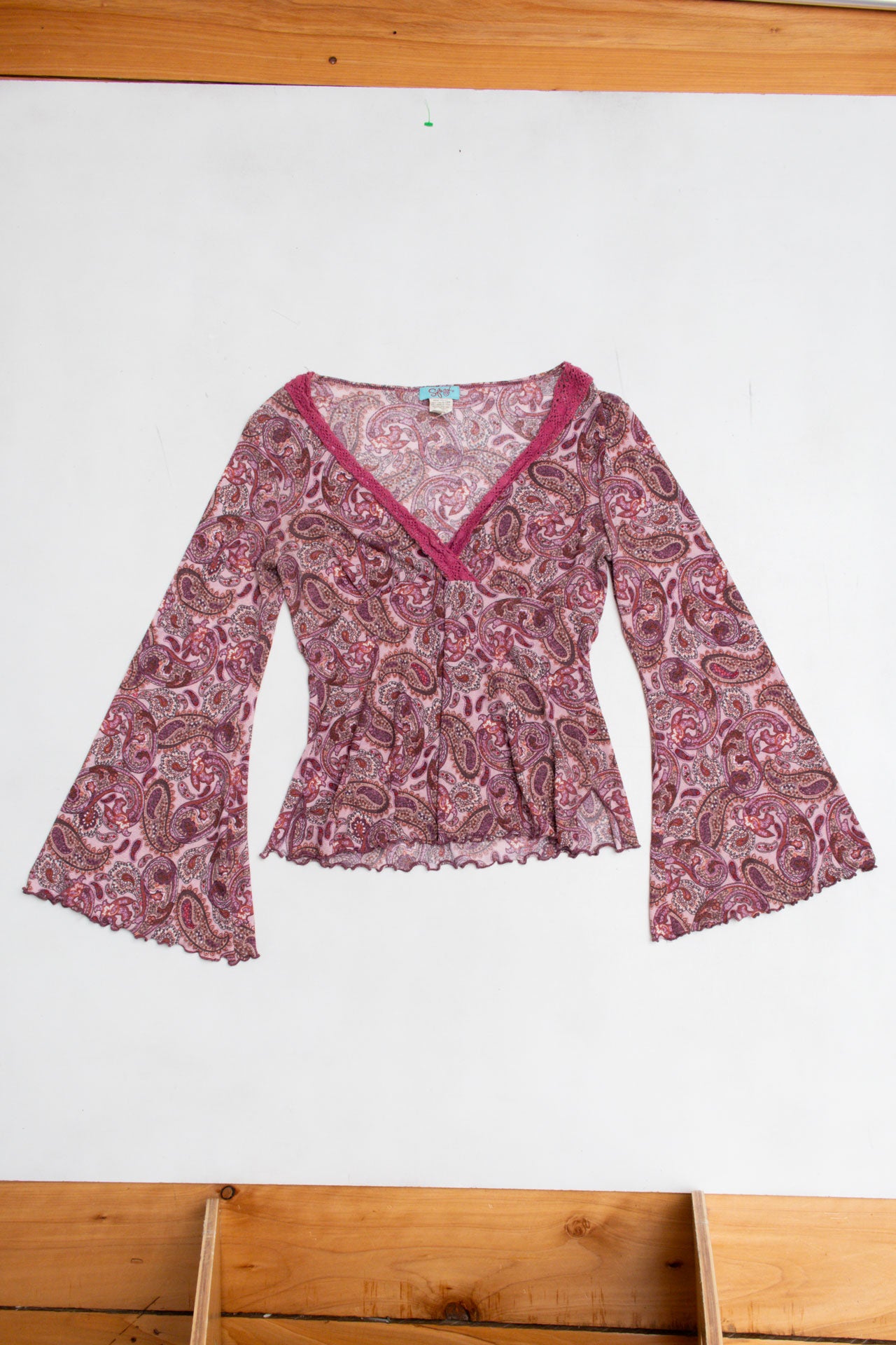 #35 Fairy Core Paisley Long Sleeve | C.147 | Size 10