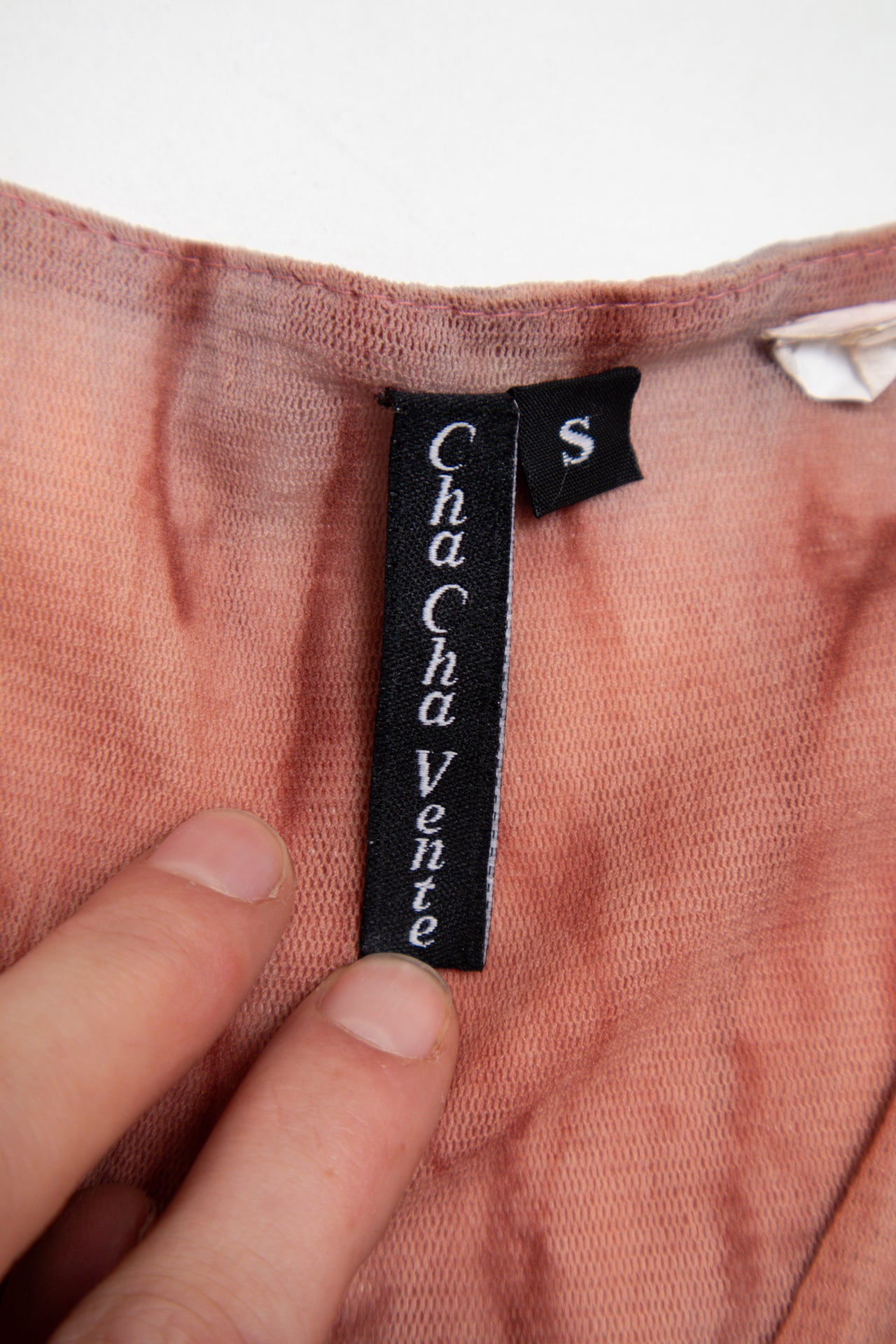 #96 Cha Cha Vente peach toned top | c. 161 | size 12