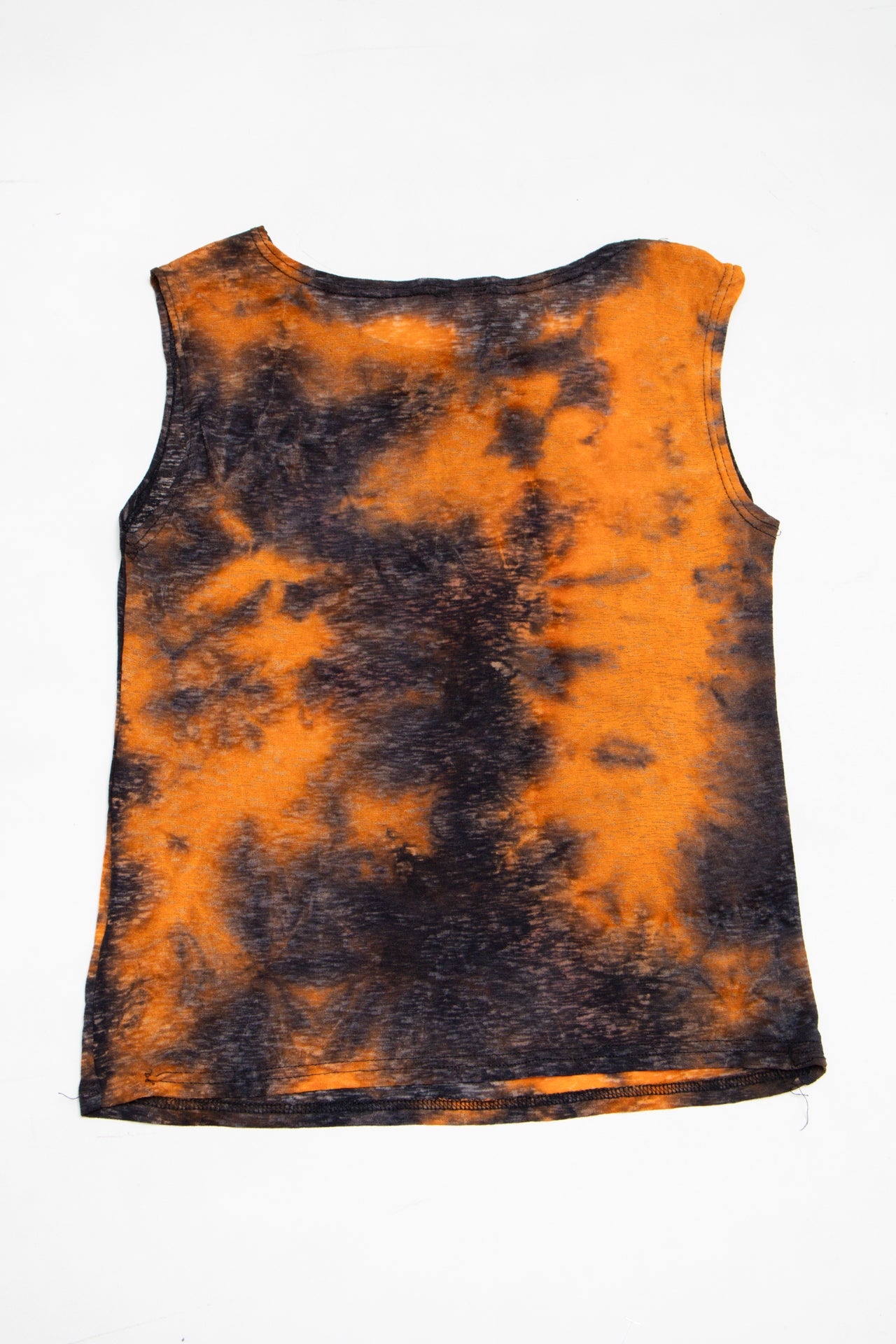 #97 Pink Elephant orange/black tank | c. 161 | size 10/12