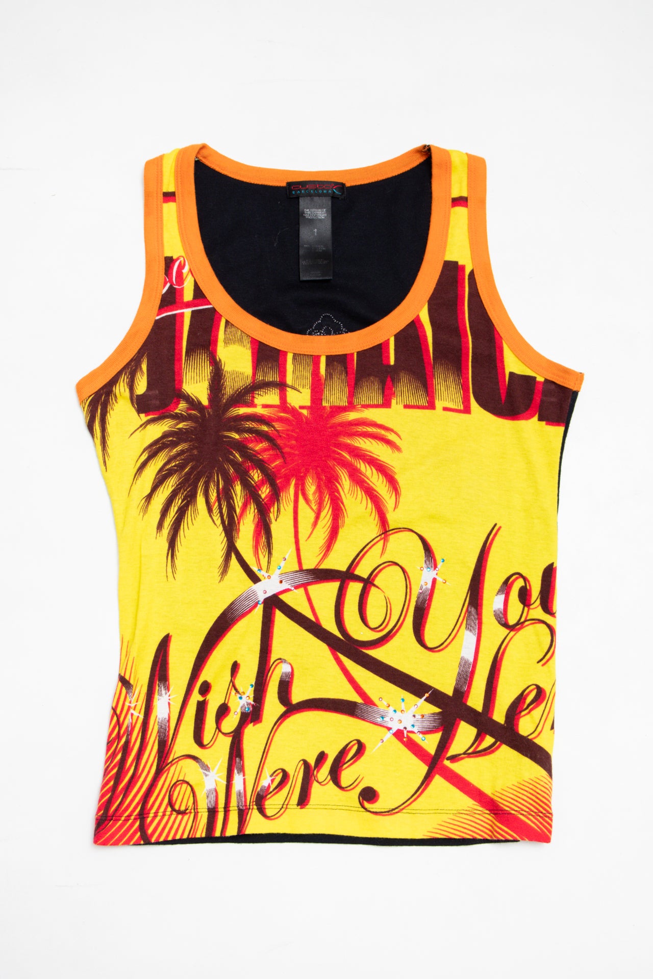 #99 Custo Barcelona tropical tank | c. 161 | size 8