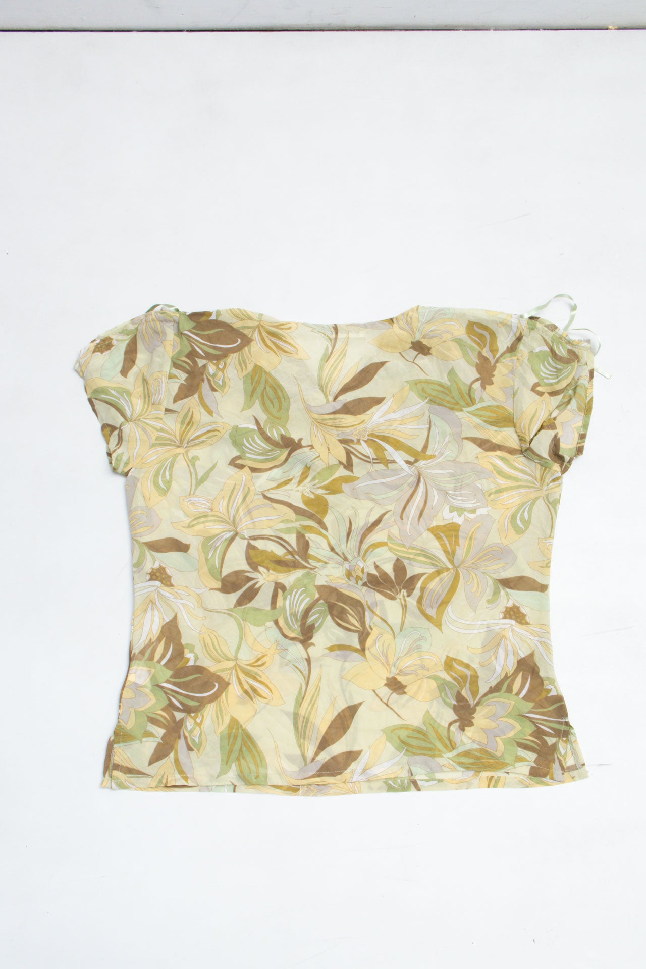 #34 Glisse Sheer Top | Brat | Size 10/12