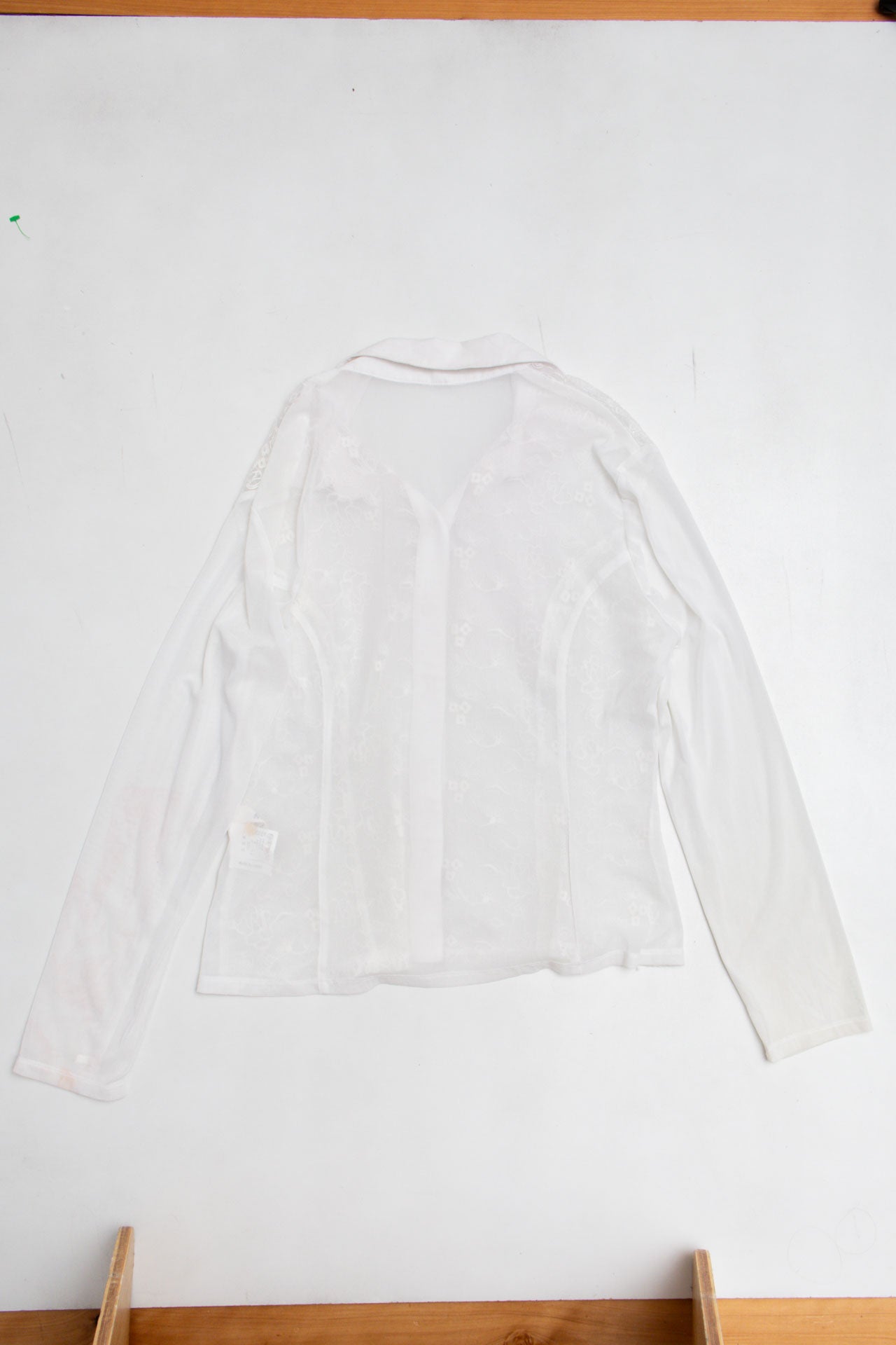 #38 Lace Mesh Longsleeve | C.147 | Size 10