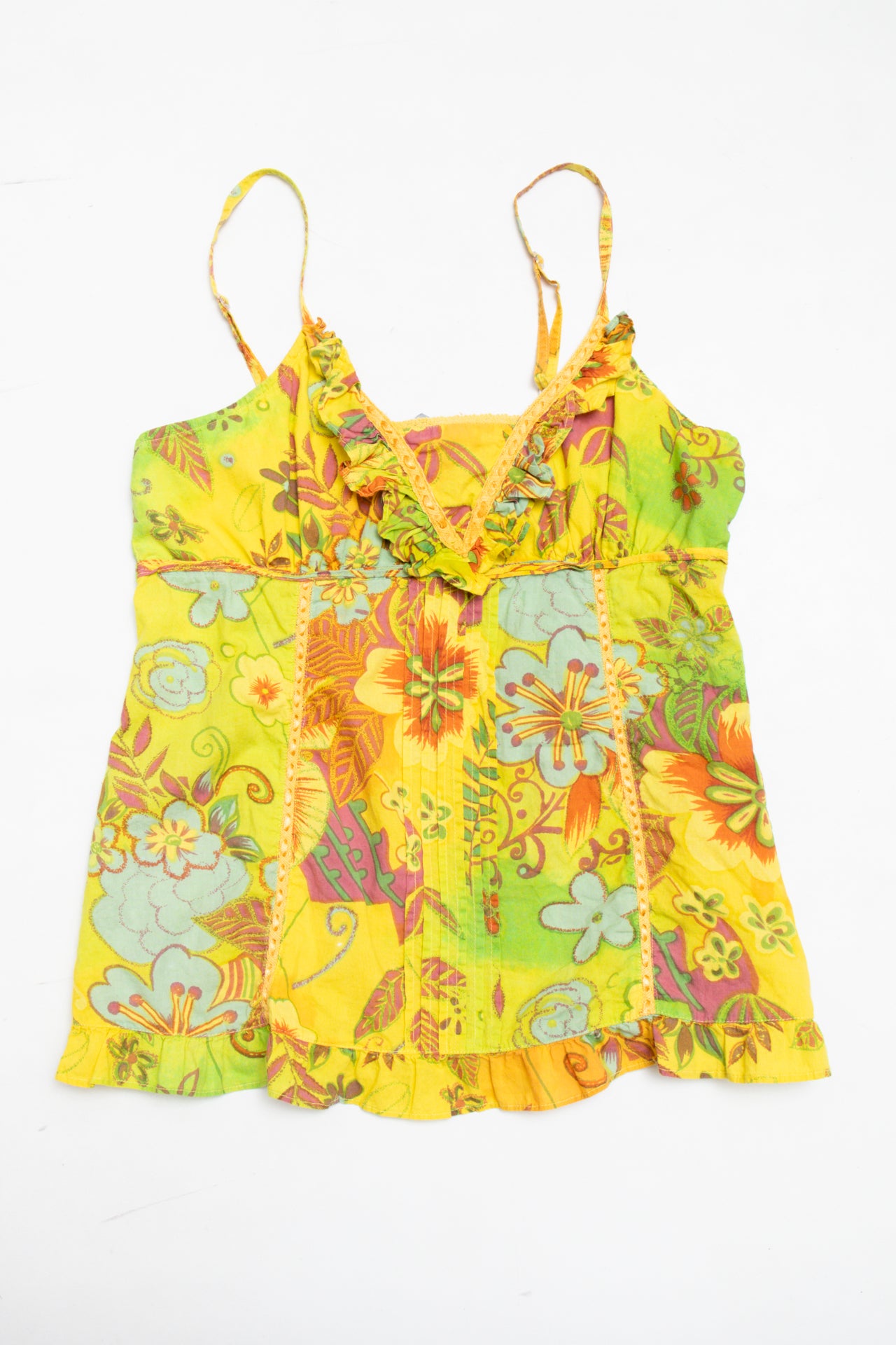 #104 JW cotton floral cami | c. 161 | size 8/10