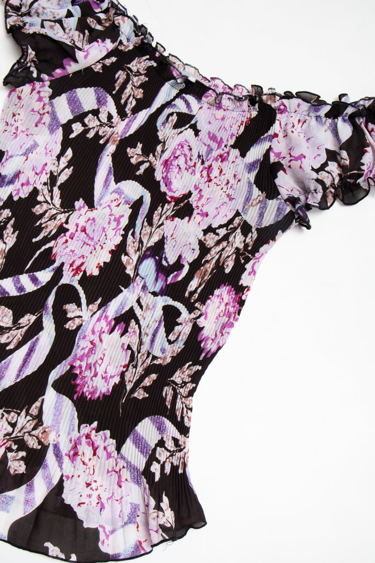 #107 Velvet &amp; Claire floral off shoulder top | c. 161 | size 10