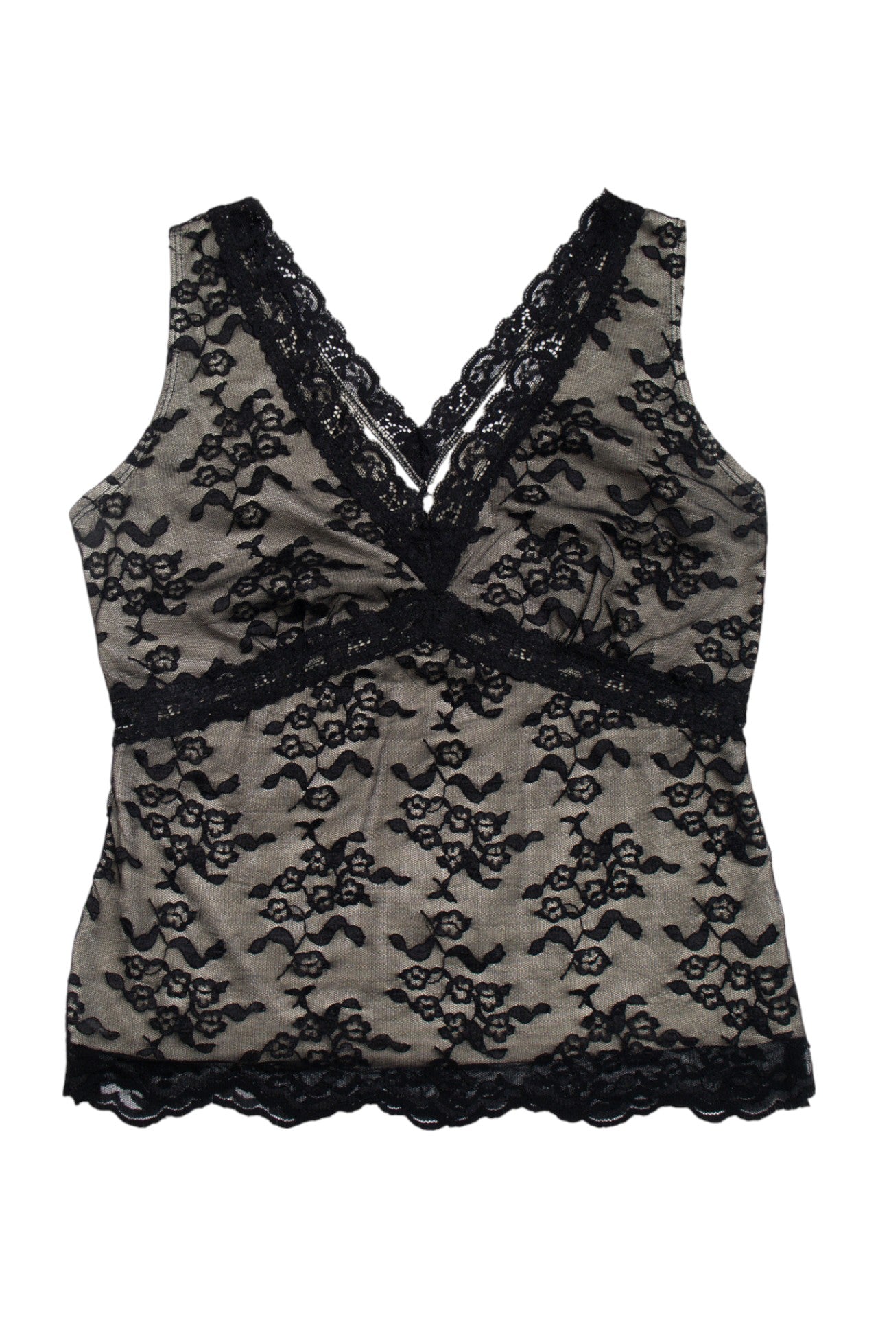 #111 Lined lace floral top | c. 161 | size 8/10