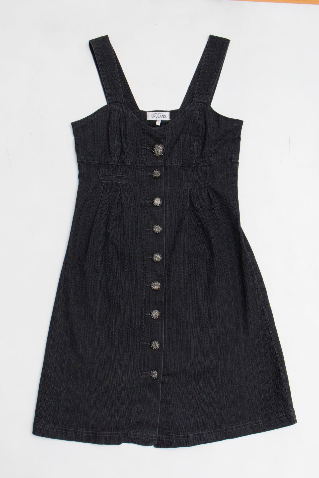 #44 Rouched Denim Dress | C.147 | Size 10